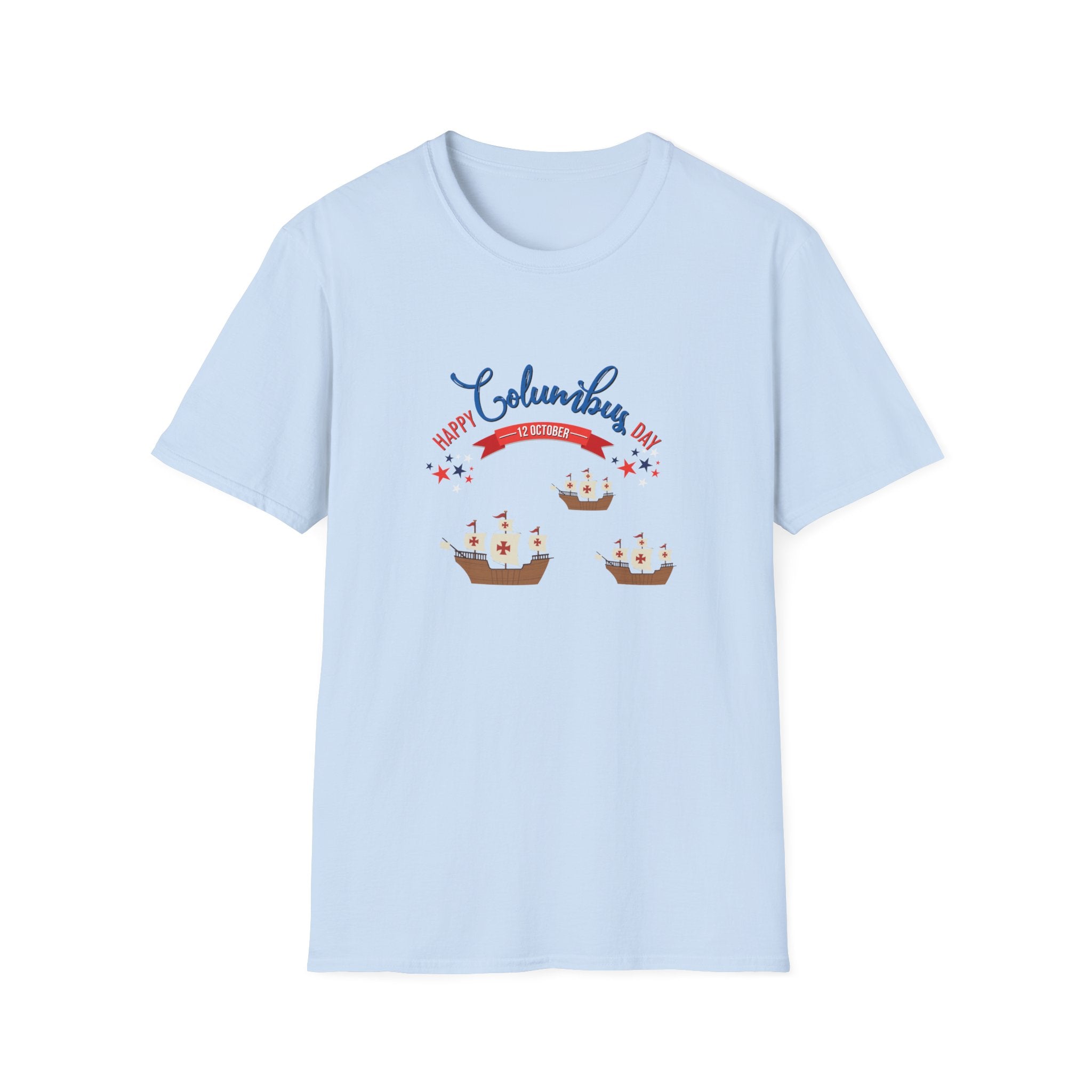 Happy Columbus Day Unisex Softstyle T-Shirt