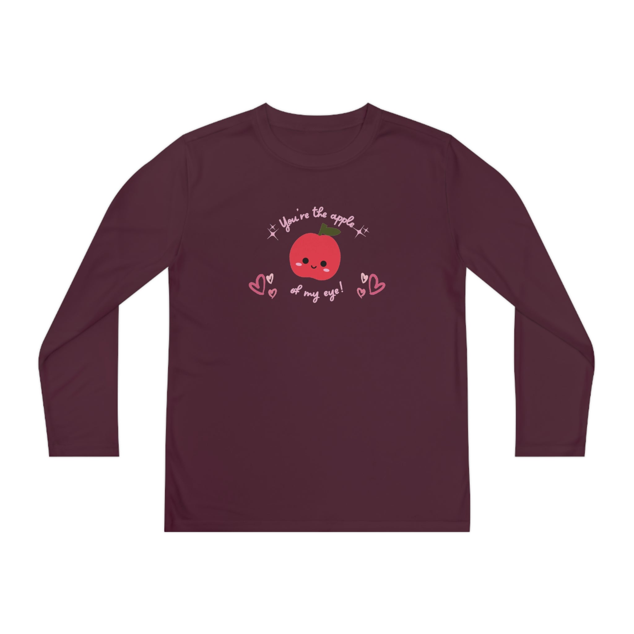 You Are The Apple Of My Eyes Youth Long Sleeve Competitor Tee
