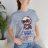 USA Independence Day Unisex Jersey Short Sleeve Tee