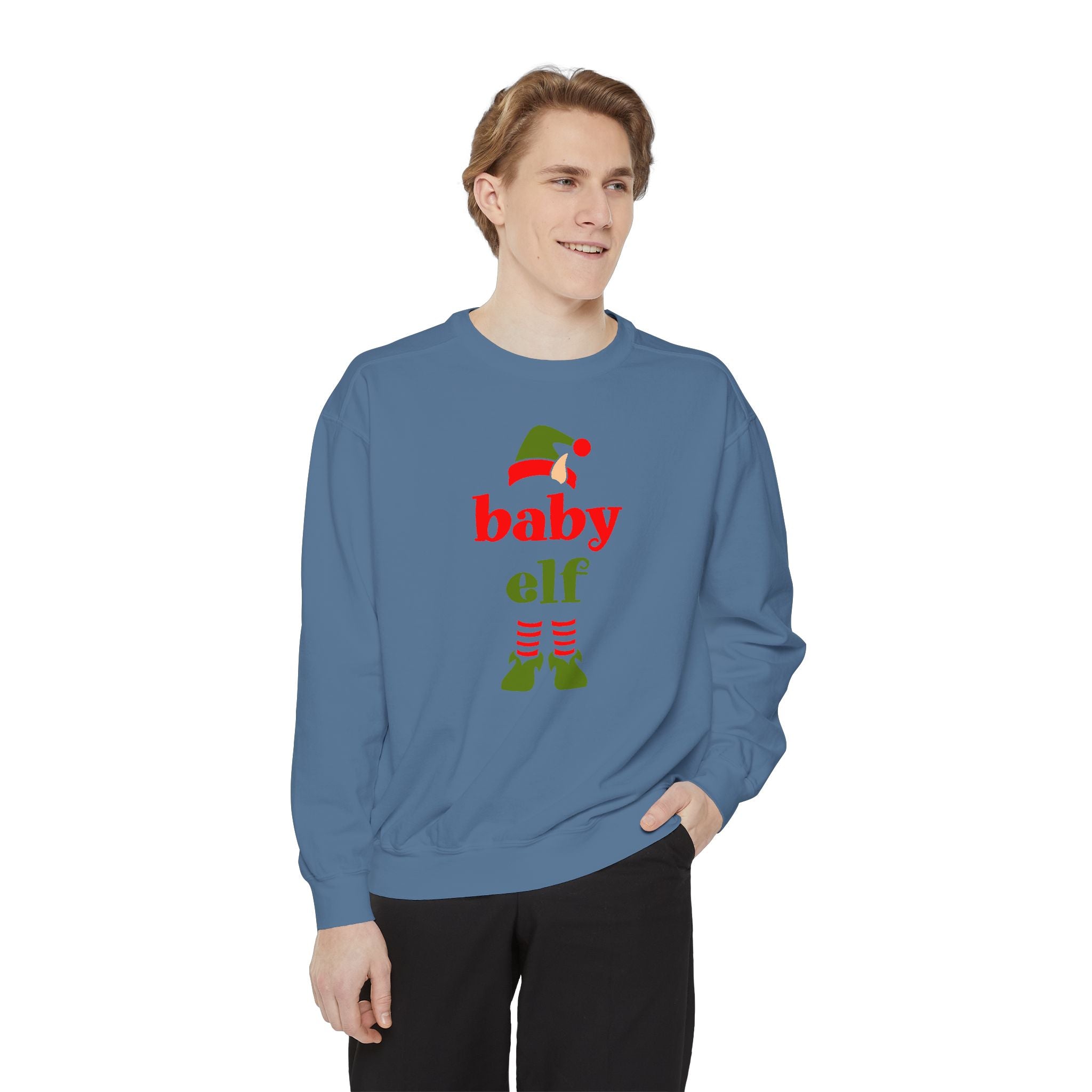 Baby Elf Unisex Garment-Dyed Sweatshirt