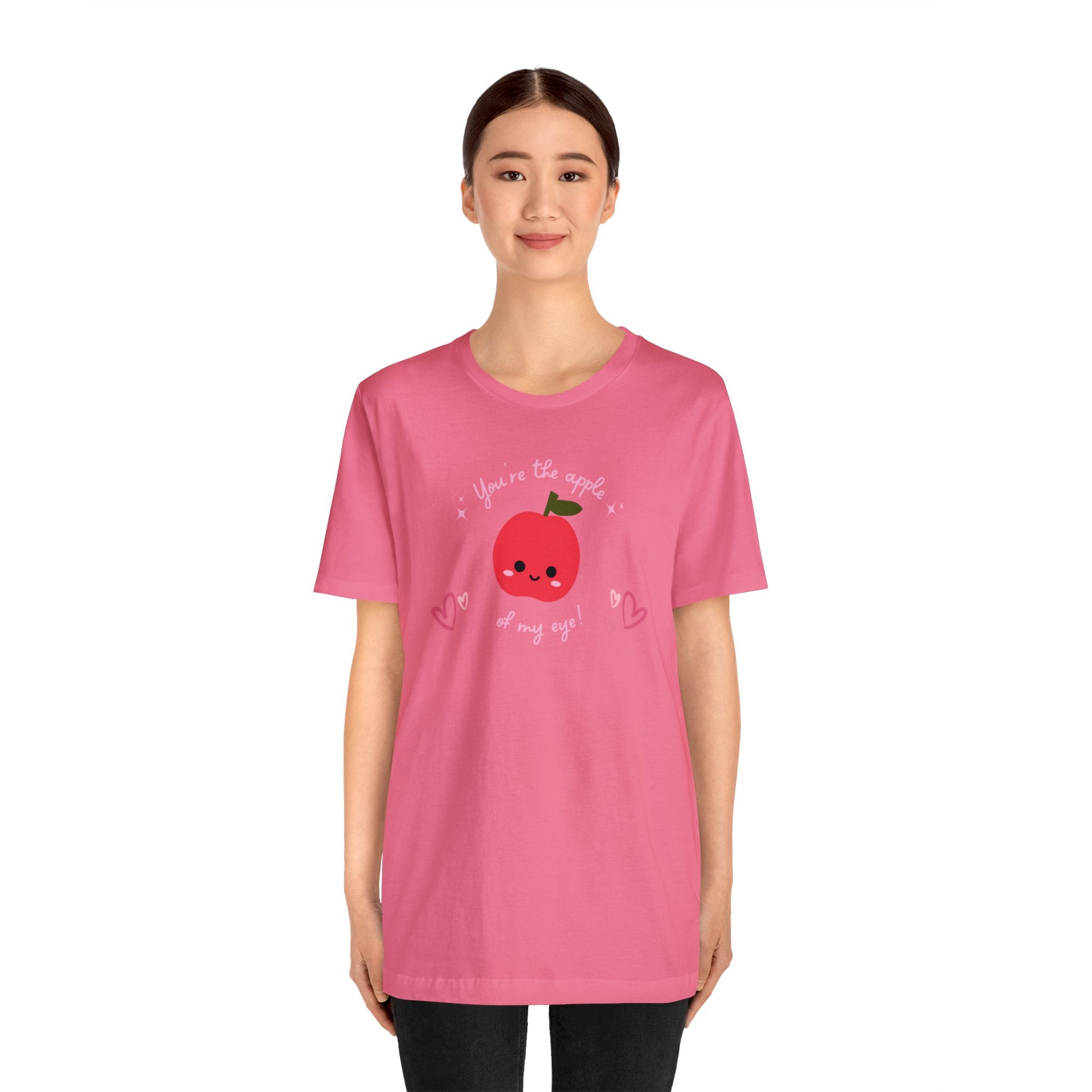 You Are The Apple Of My Eyes Unisex Jersey Short Sleeve Tee