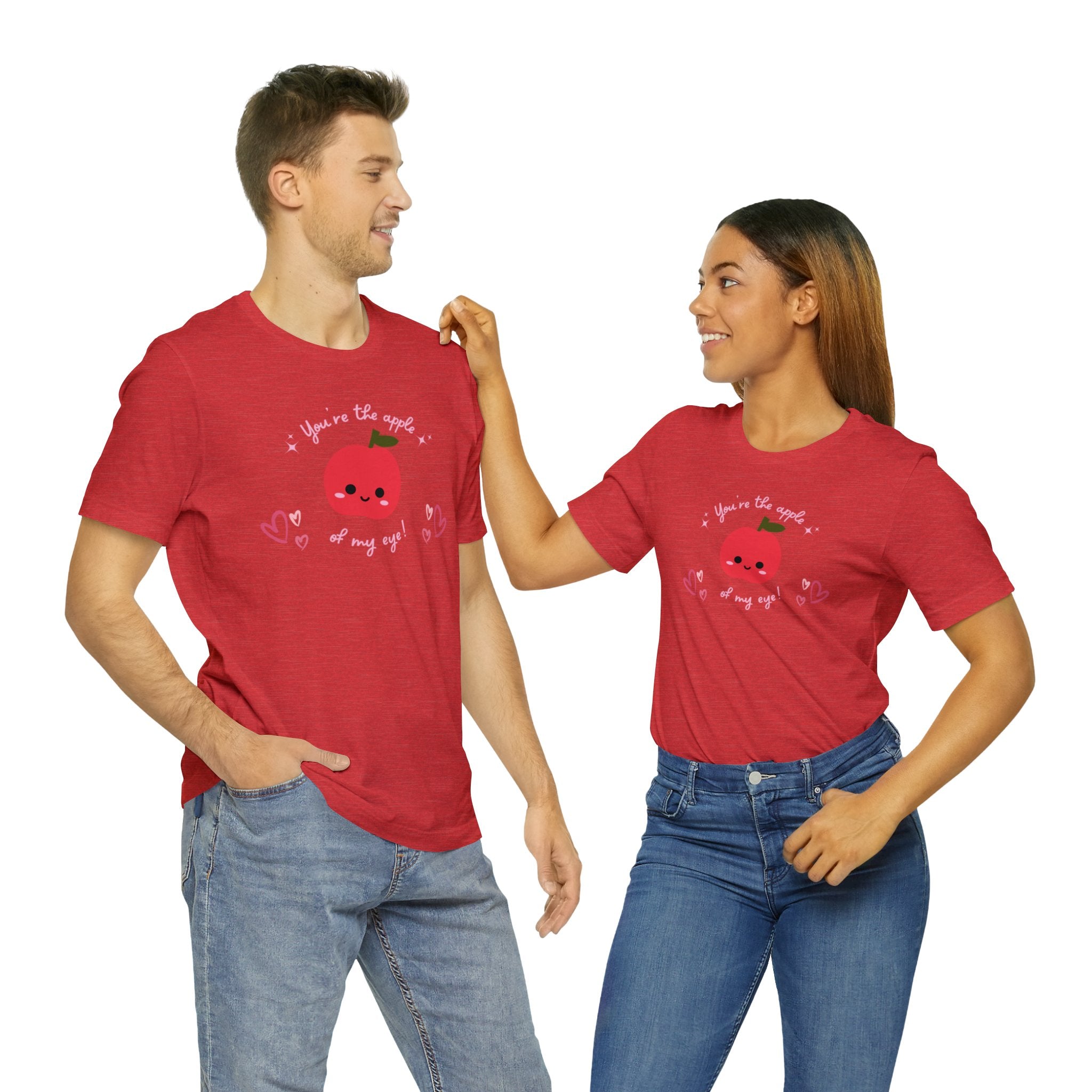 You Are The Apple Of My Eyes Unisex Jersey Short Sleeve Tee