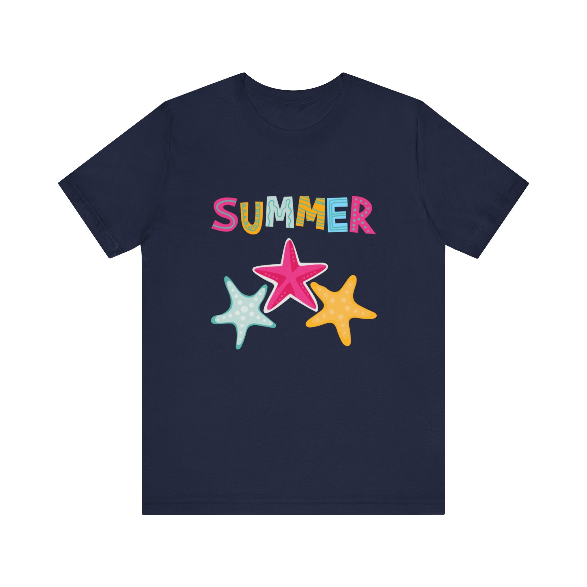 Summer Starfish Unisex Jersey Short Sleeve Tee