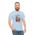 Happy 4th of July Teddy Bear Couple Unisex Heavy Cotton Tee