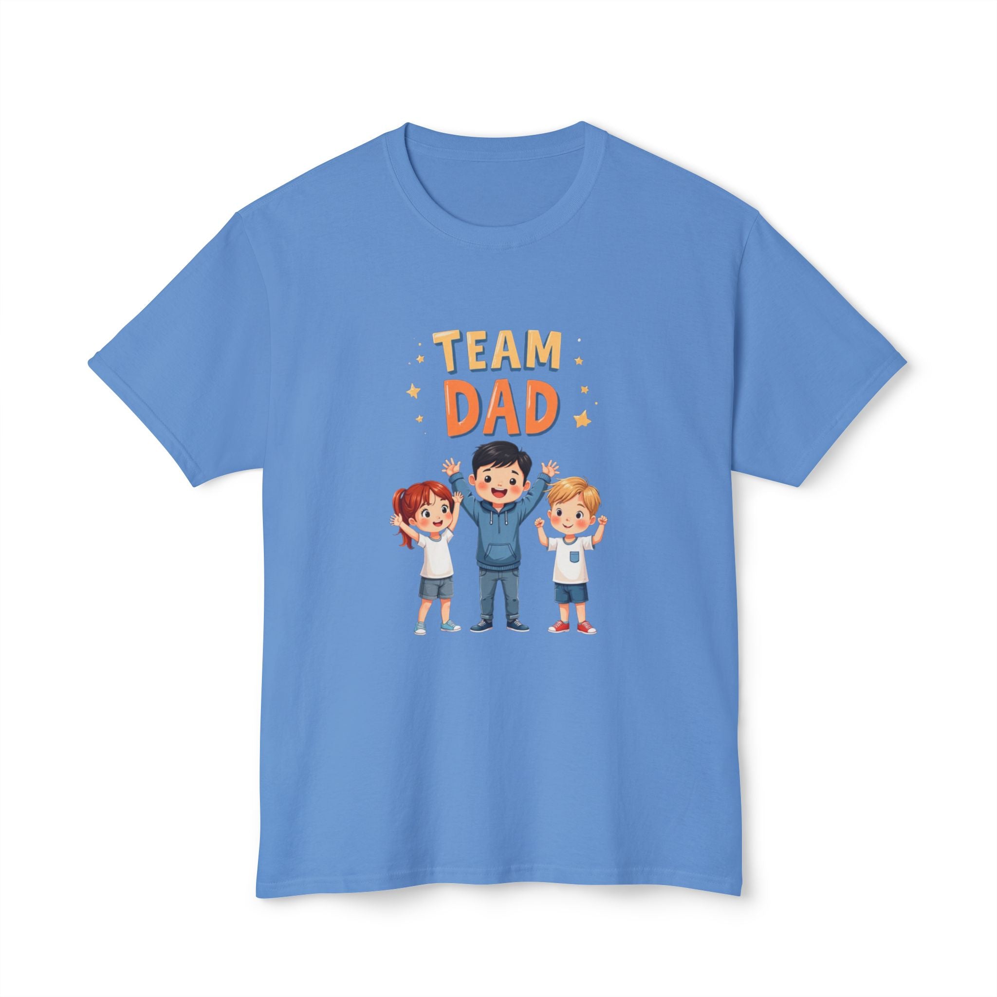 Team Dad Unisex HD Cotton T-shirt, Father’s Day Gift