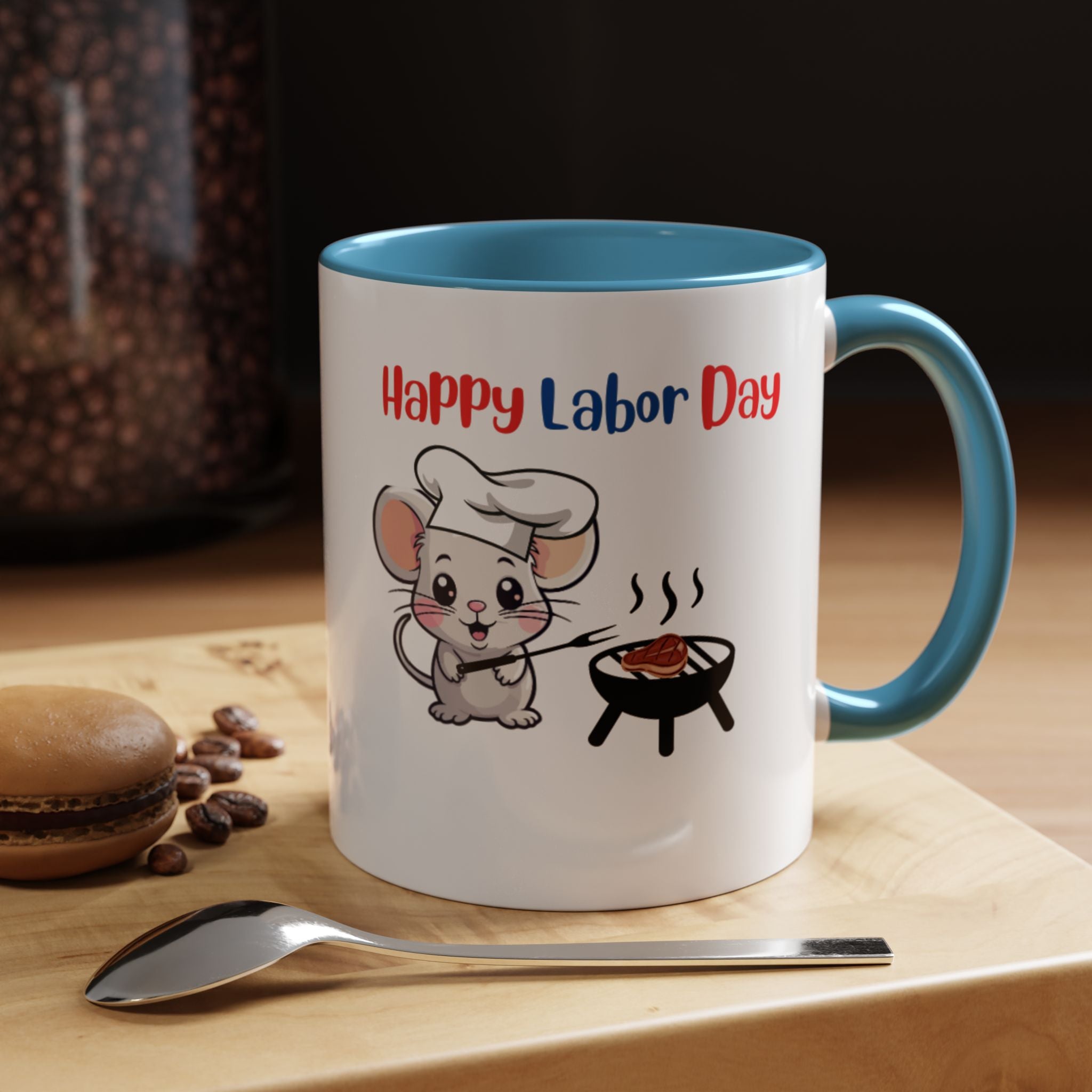 Labor Day Cookout Accent Coffee Mug (11, 15oz)