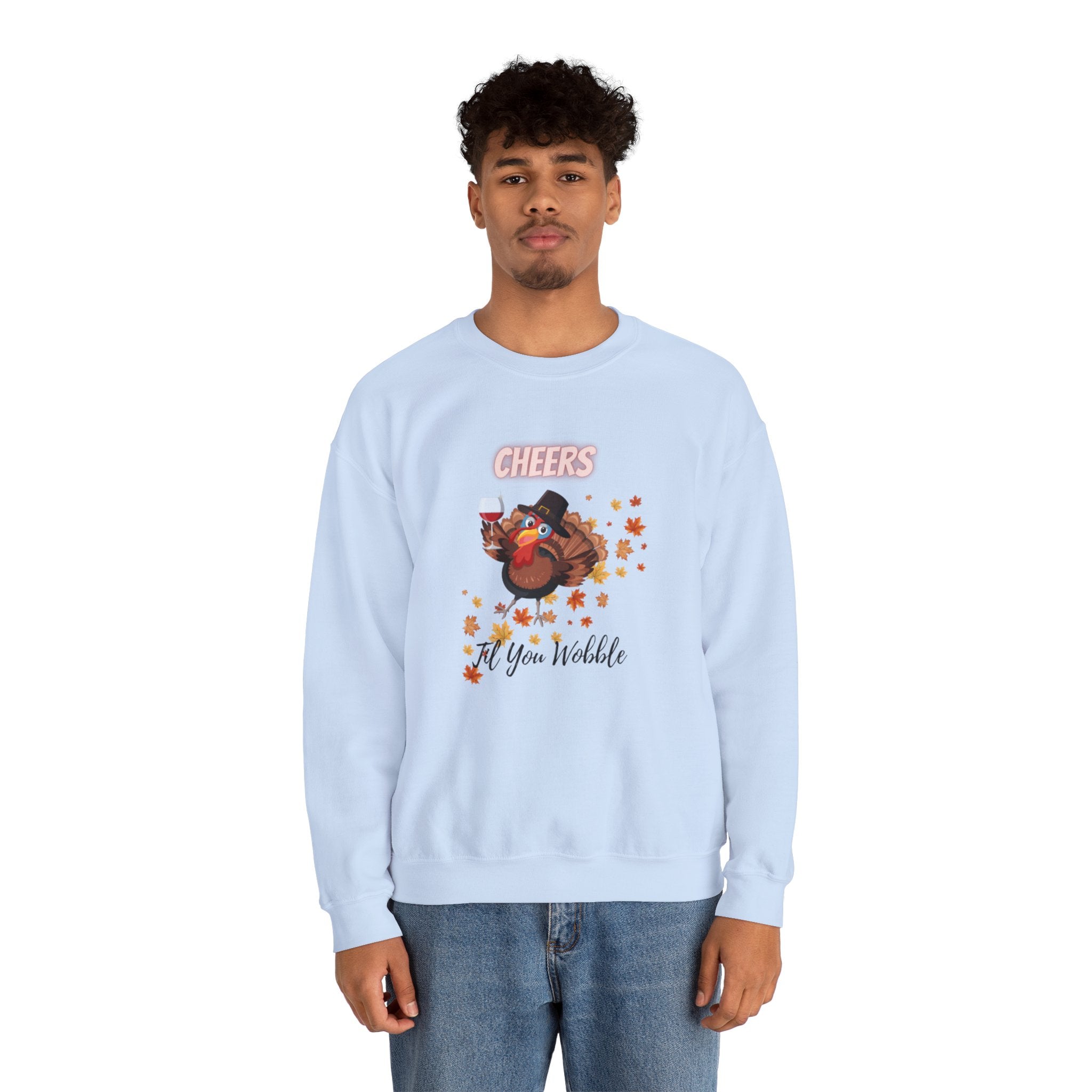Cheers Til You Wobble Unisex Heavy Blend™ Crewneck Sweatshirt