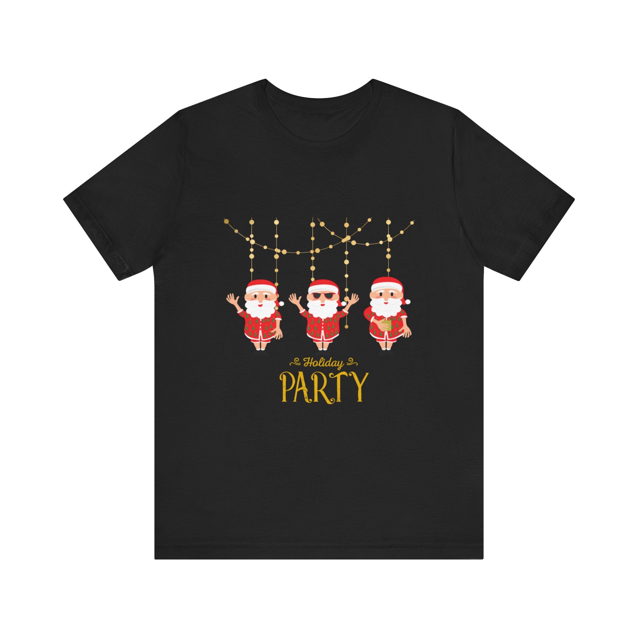 Santa's Holiday Party Unisex Jersey Short Sleeve Tee