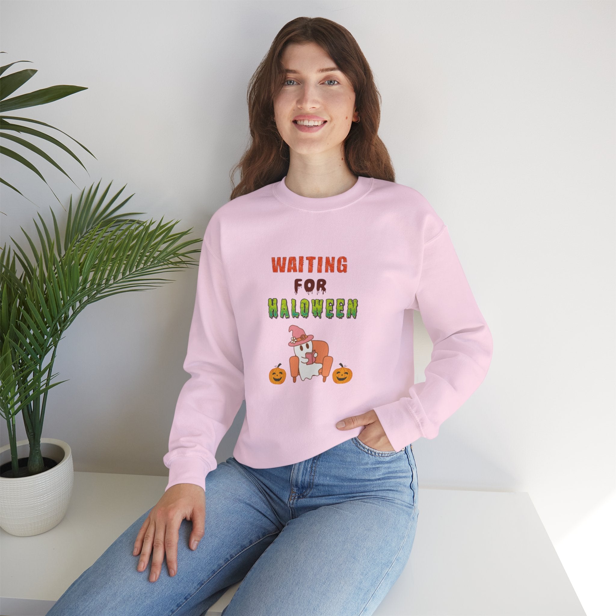 Waiting For Halloween Unisex Heavy Blend™ Crewneck Sweatshirt