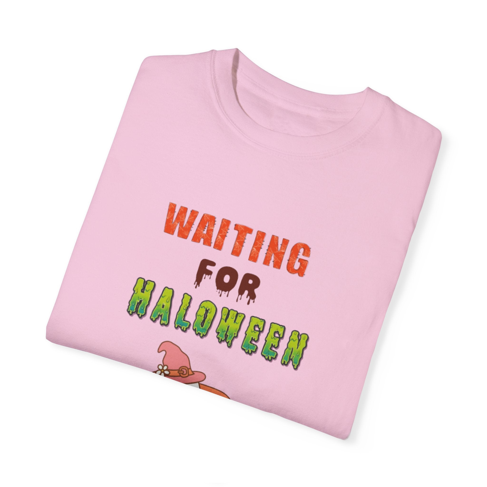 Waiting For Halloween Unisex Garment-Dyed T-shirt