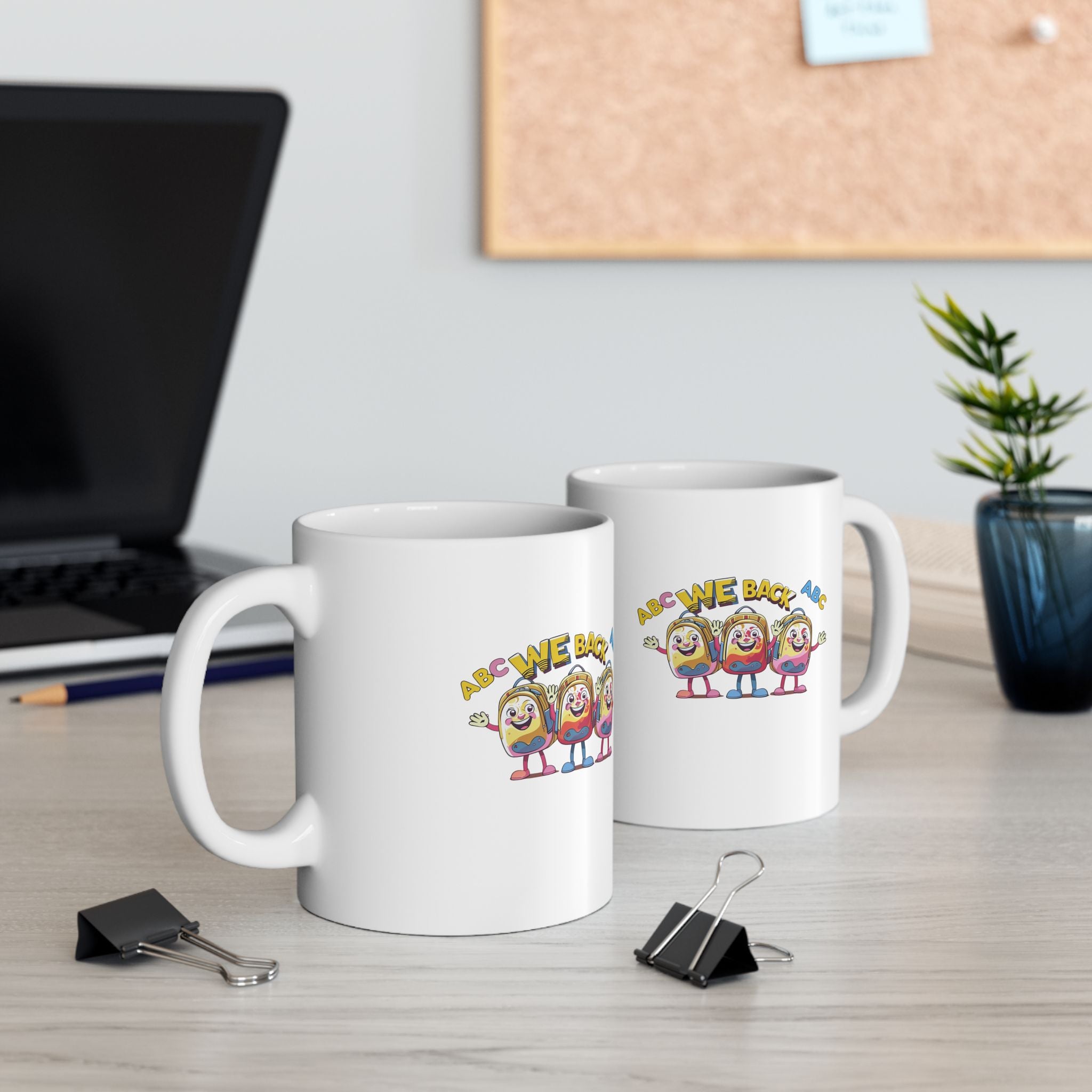 We Back Ceramic Mug