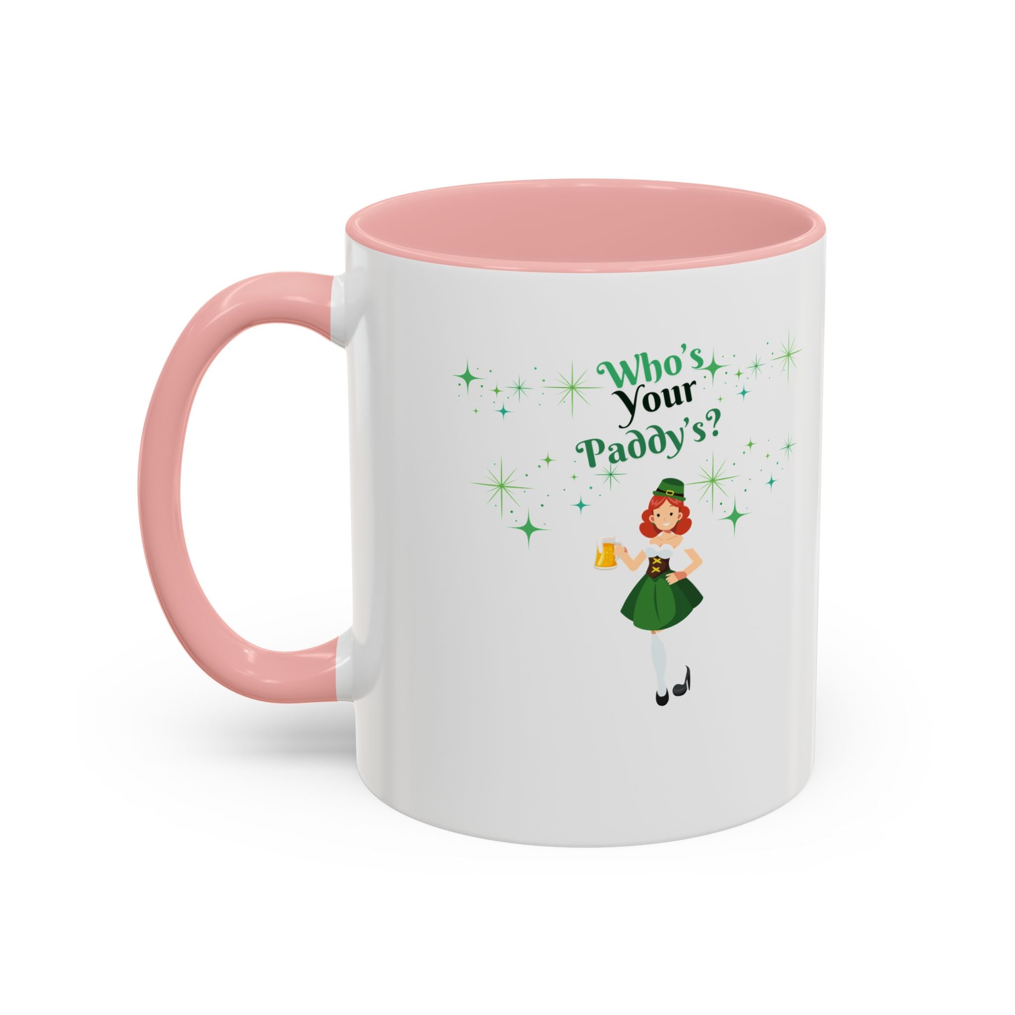 Who's Your Paddy's? Accent Coffee Mug