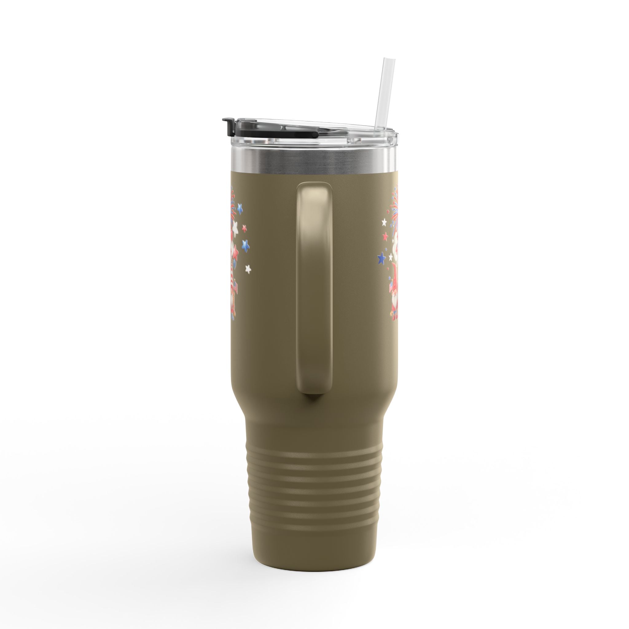 Gnome 4th of July Insulated Travel Mug - 40oz,