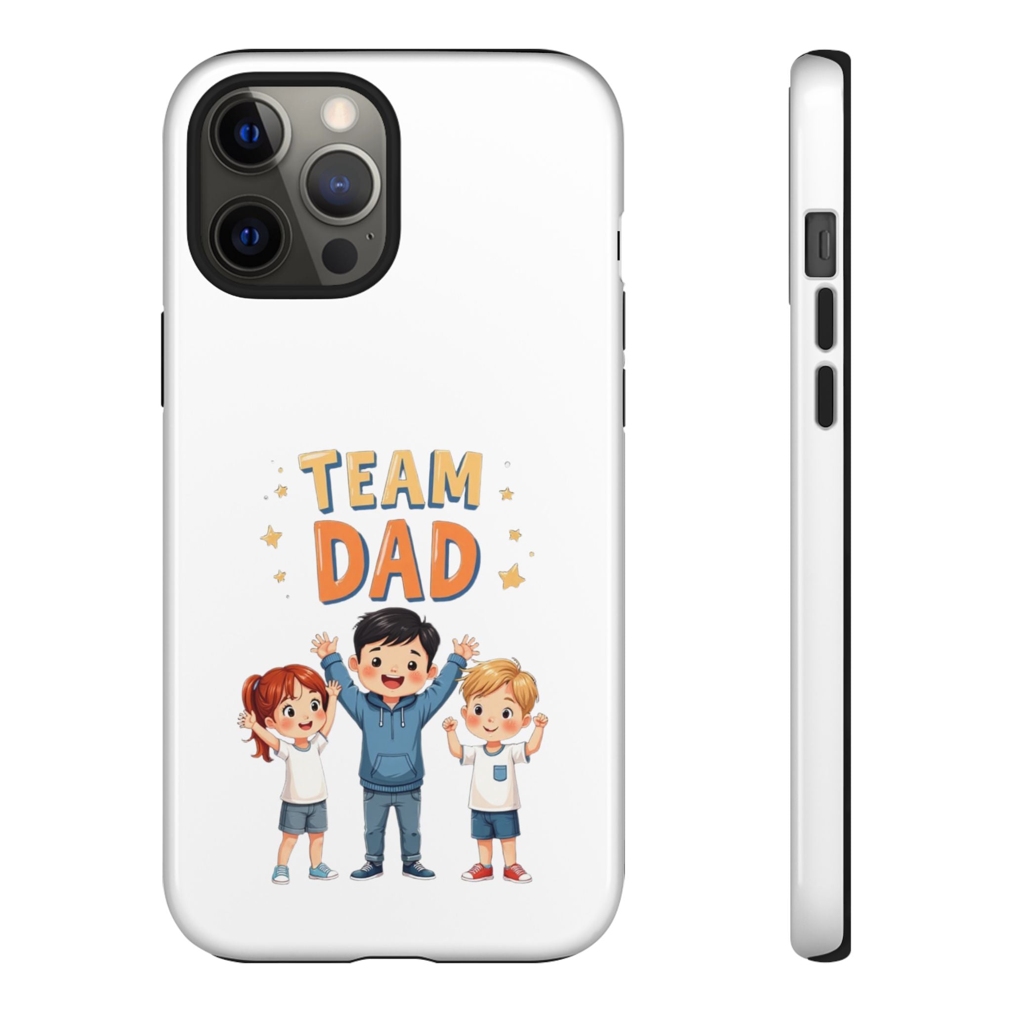 Team Dad Phone Case, Fun Gift for Fathers, Durable Phone Protector, Cute Dad Team Merchandise, Father's Day Special