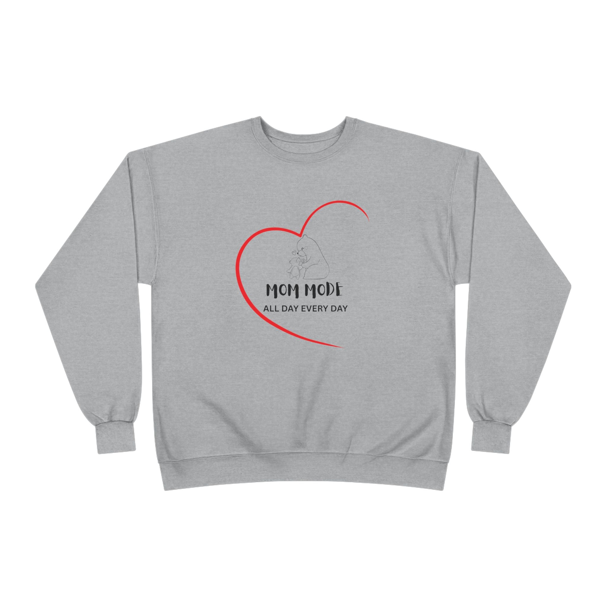 Mom Mode Eco-Friendly Crewneck Sweatshirt