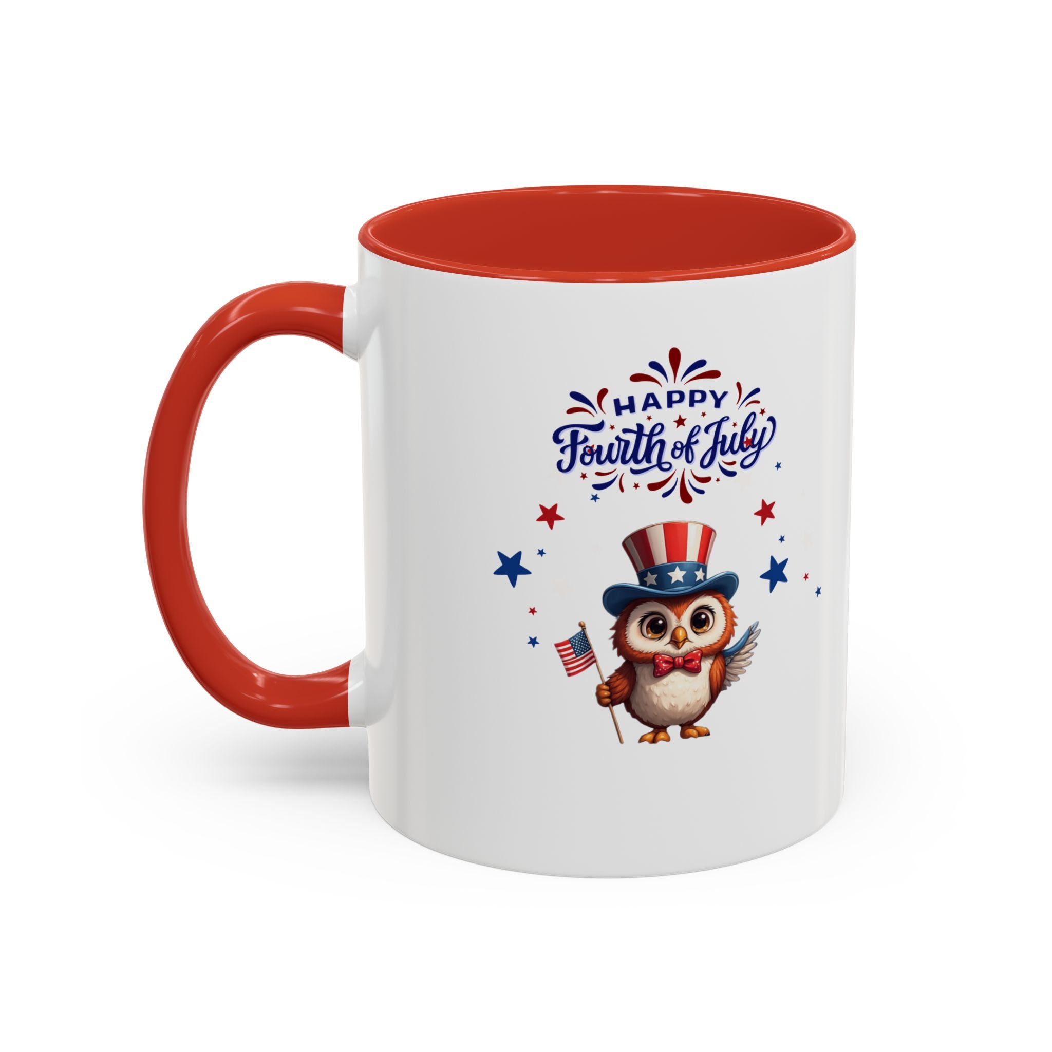 American Eagle Happy 4th of July Coffee Mug