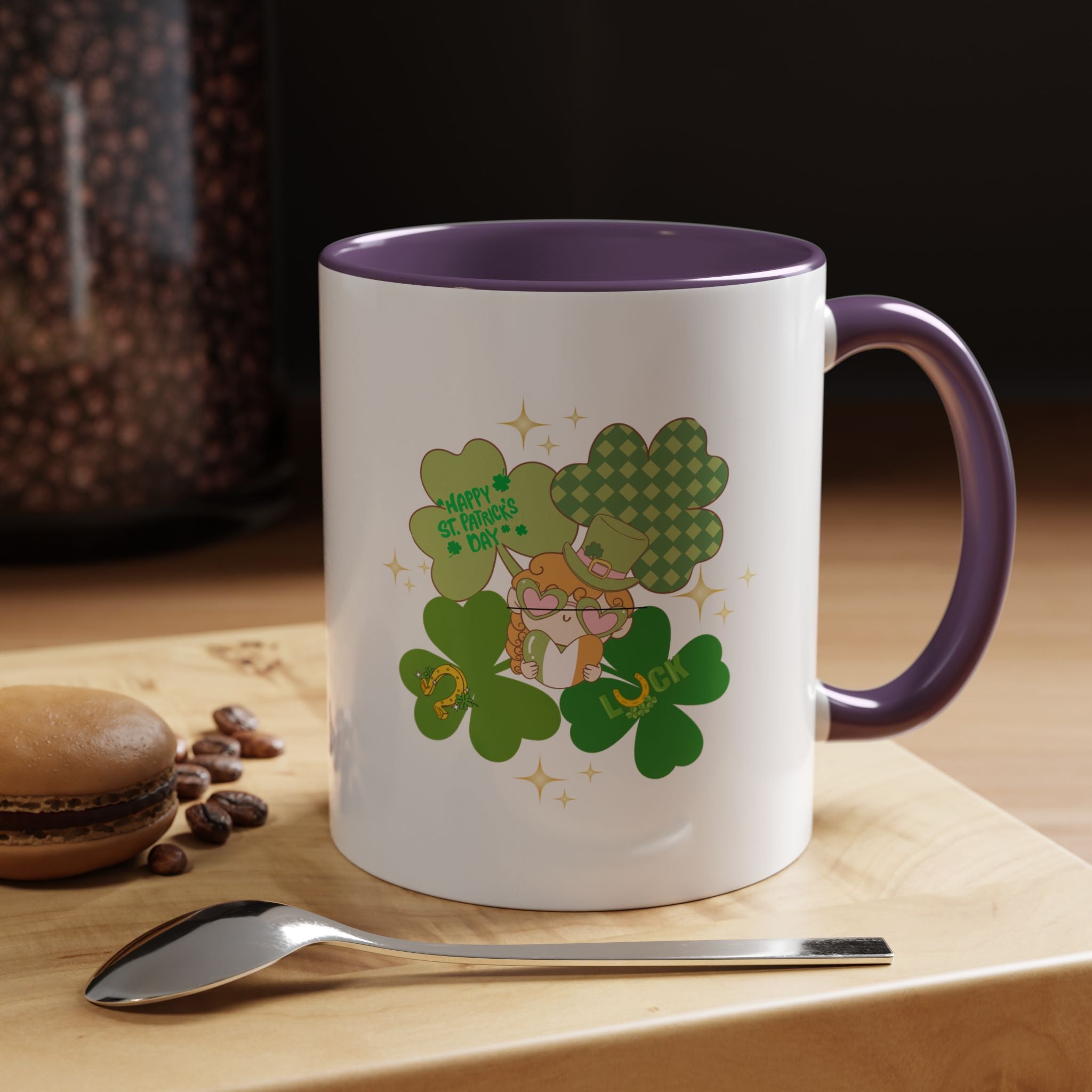 Retro St. Paddy's Day Accent Coffee Mug - 11oz & 15oz
