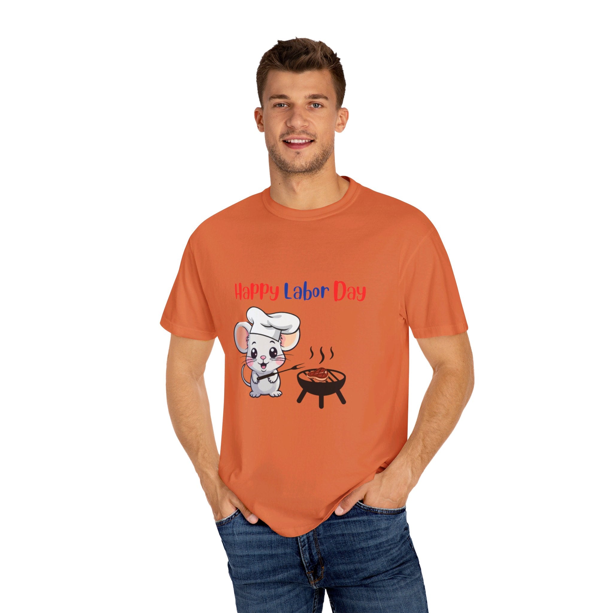 Labor Day Cookout Unisex Garment-Dyed T-shirt