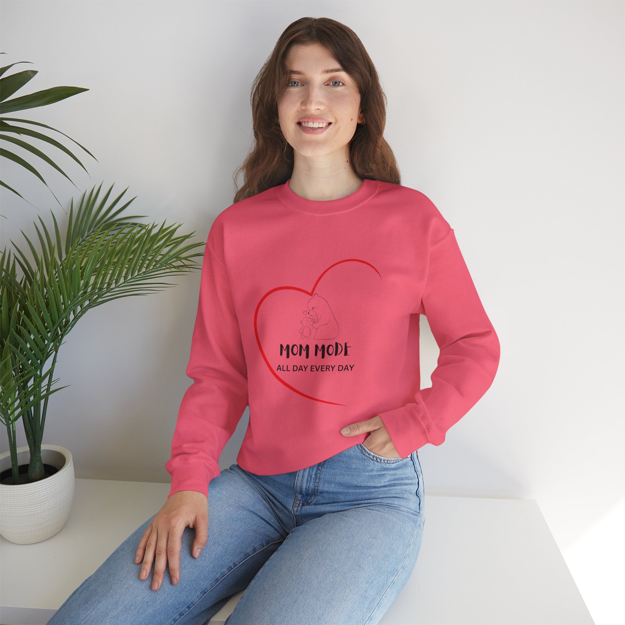 Mom Mode Crewneck Sweatshirt
