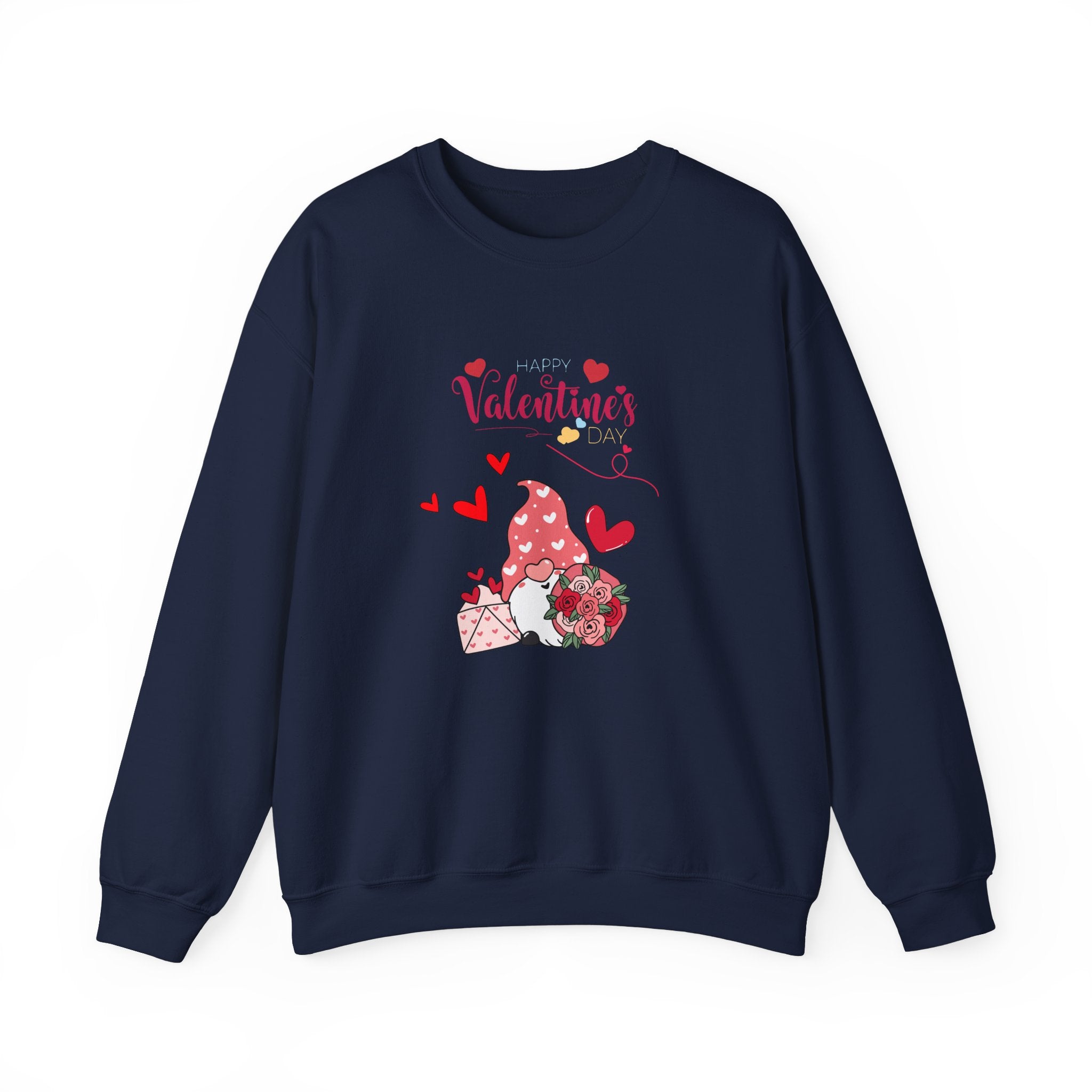 Gnome Valentine's Day Unisex Heavy Blend™ Crewneck Sweatshirt