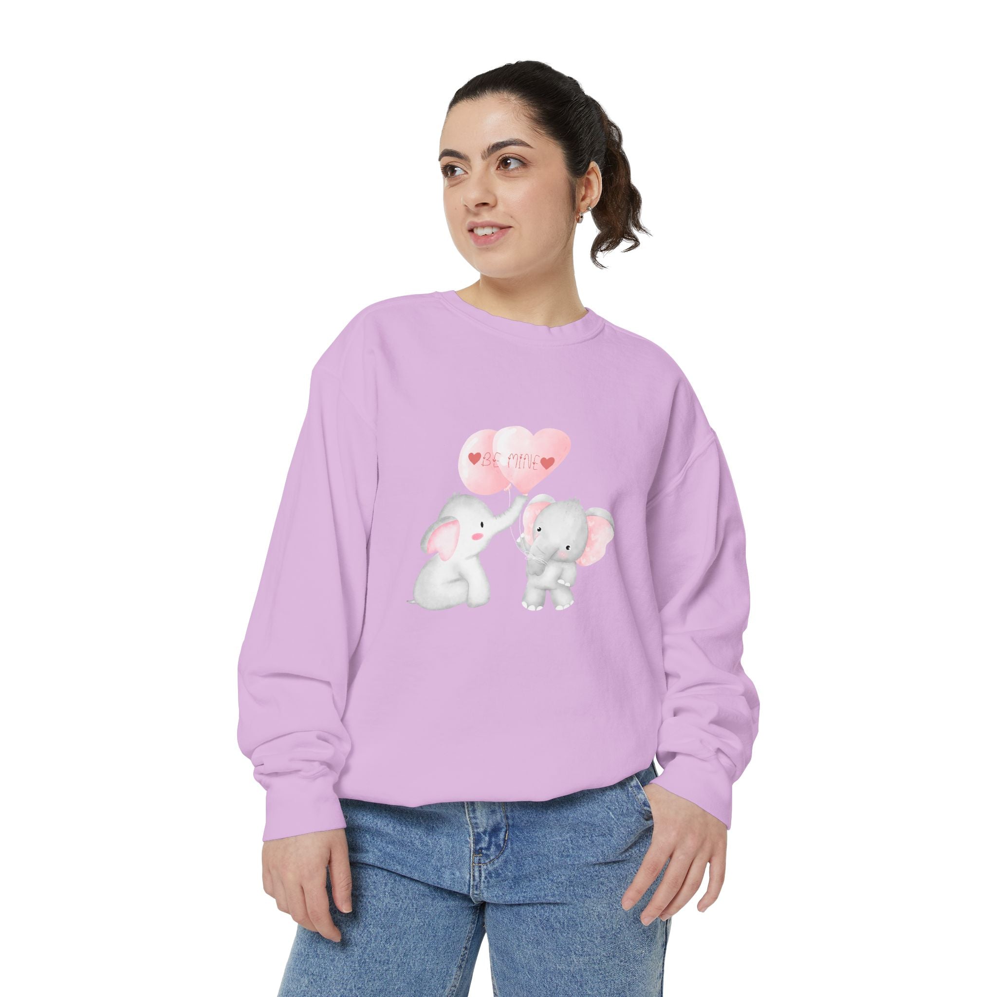 Be Mine Love Unisex Garment-Dyed Sweatshirt