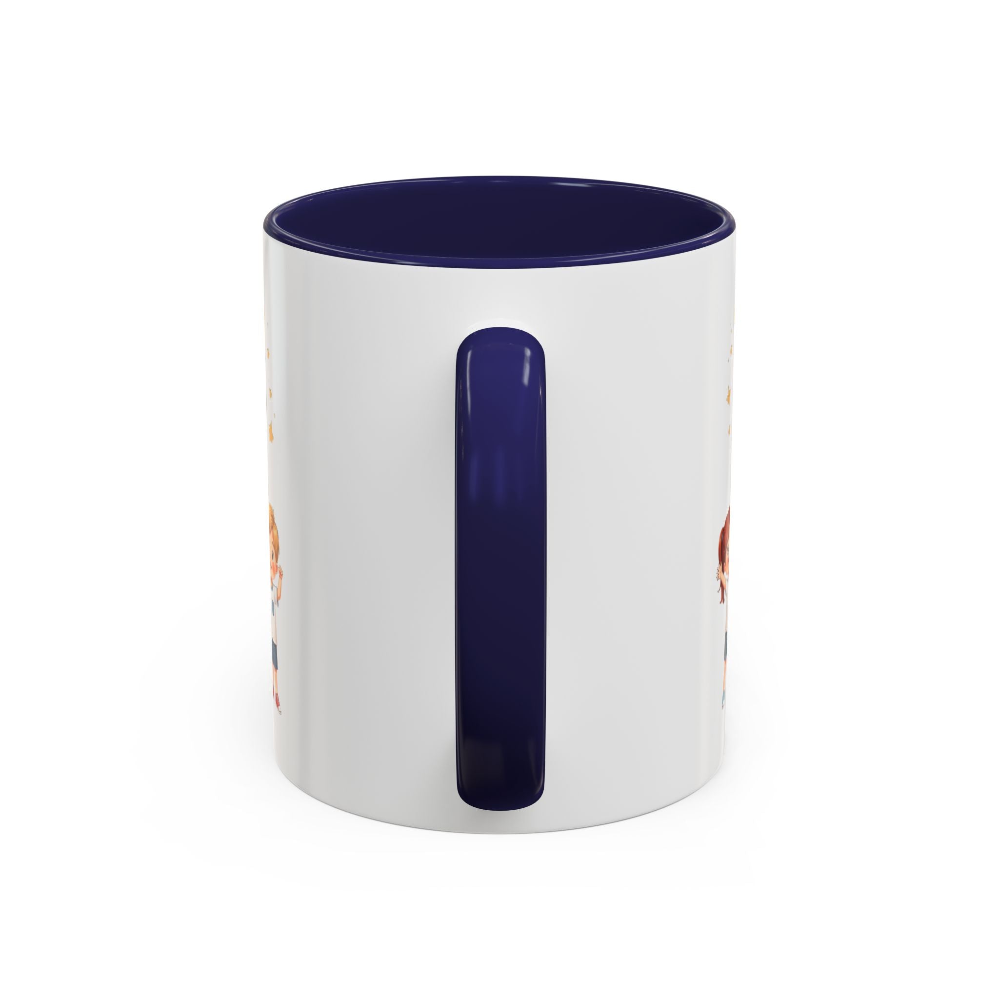 Team Dad Accent Coffee Mug