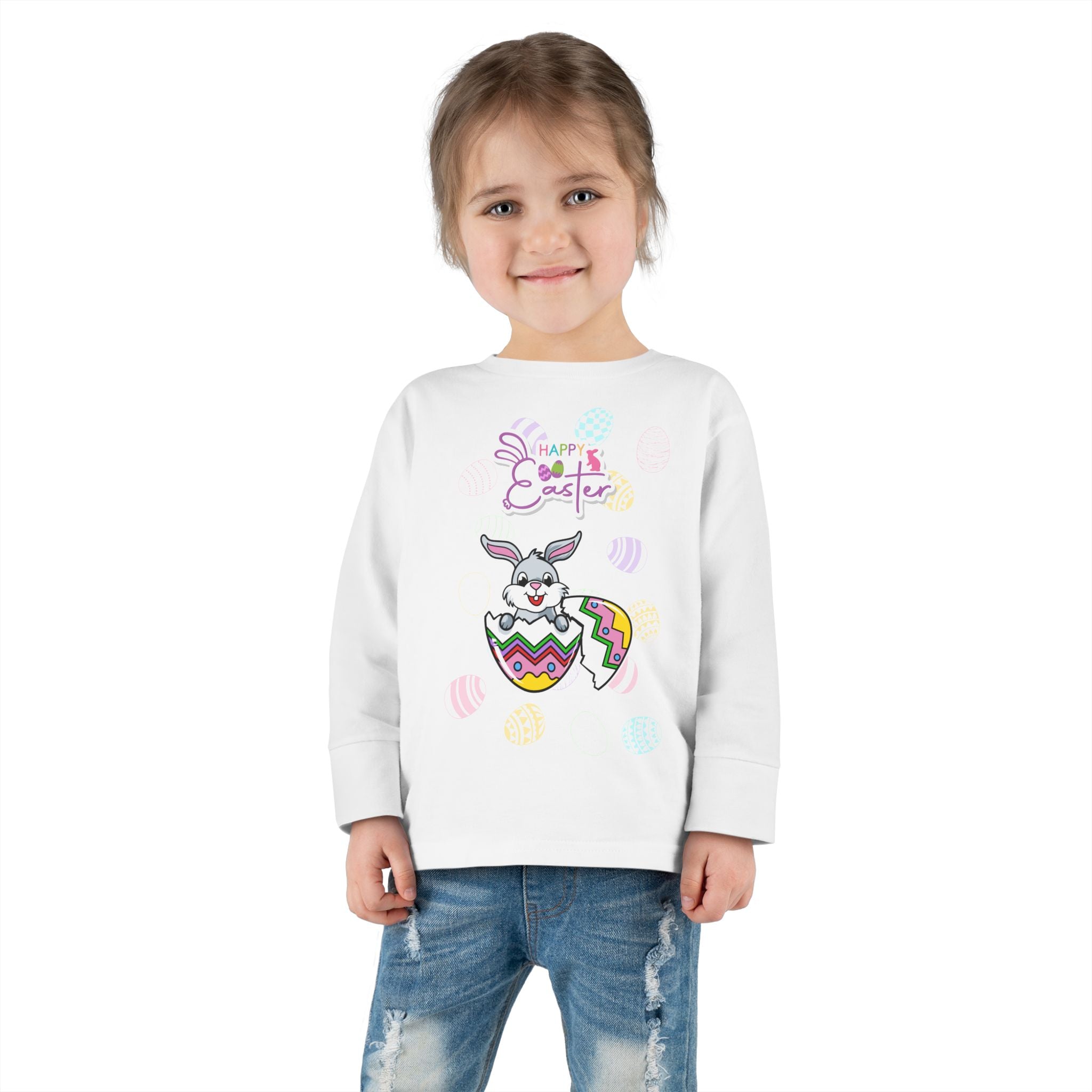 Easter Greetings Toddler Long Sleeve Tee