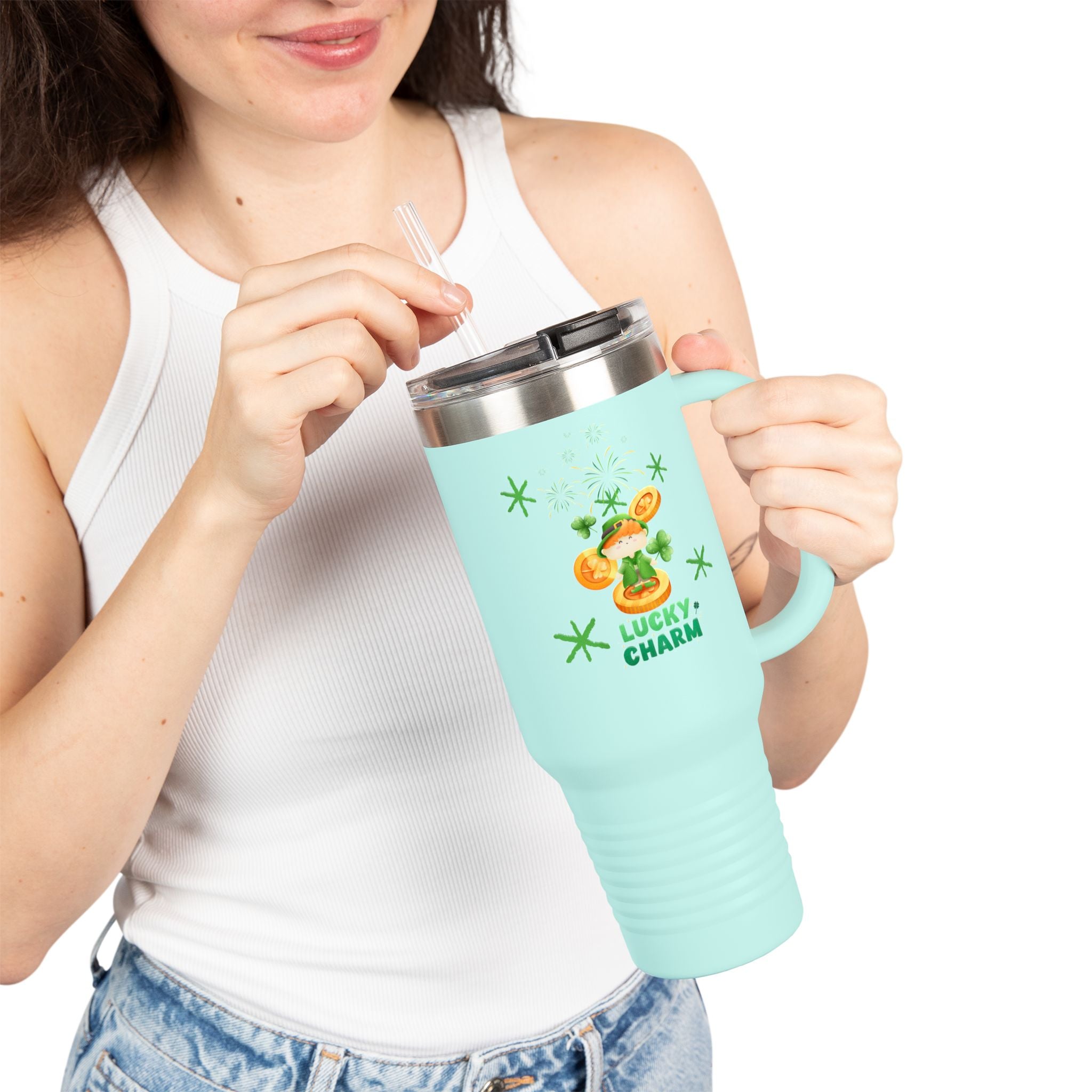 Lucky Charm Insulated Travel Mug - 40oz St. Patrick's Day