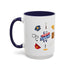 Happy Labor Day Wishes Accent Coffee Mug (11, 15oz)