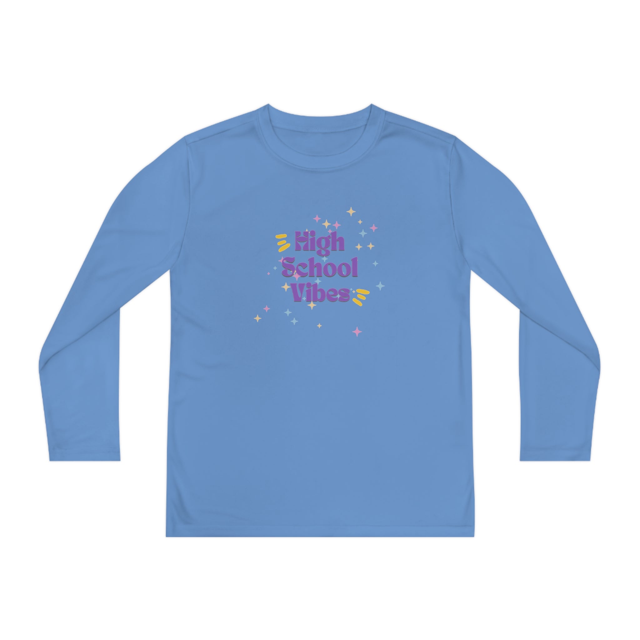 High School Vibes Youth Long Sleeve Competitor Tee