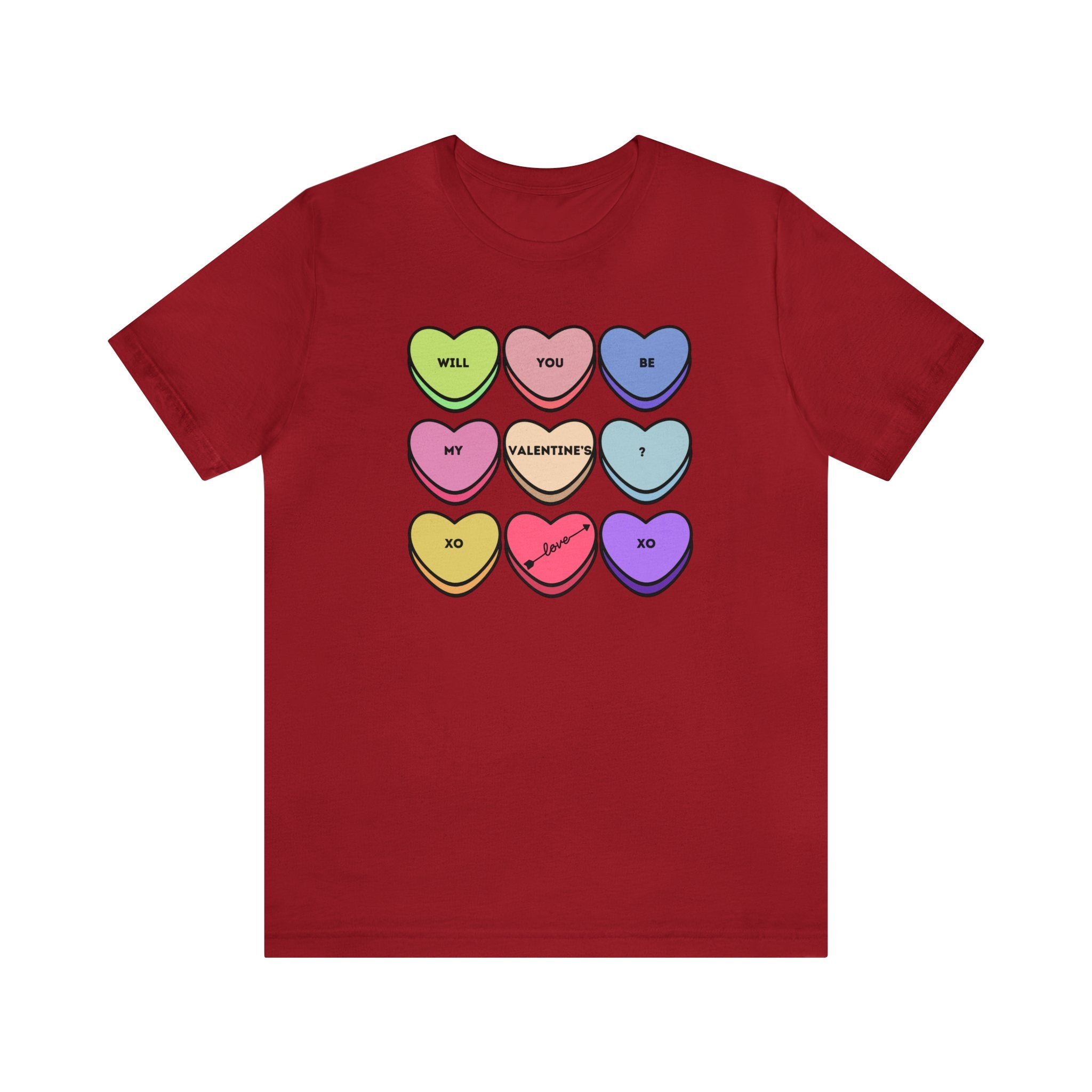 Will You Be My Valentine? Unisex Jersey Short Sleeve Tee