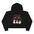 We Wish You A Merry Christmas Boo Crop Hoodie