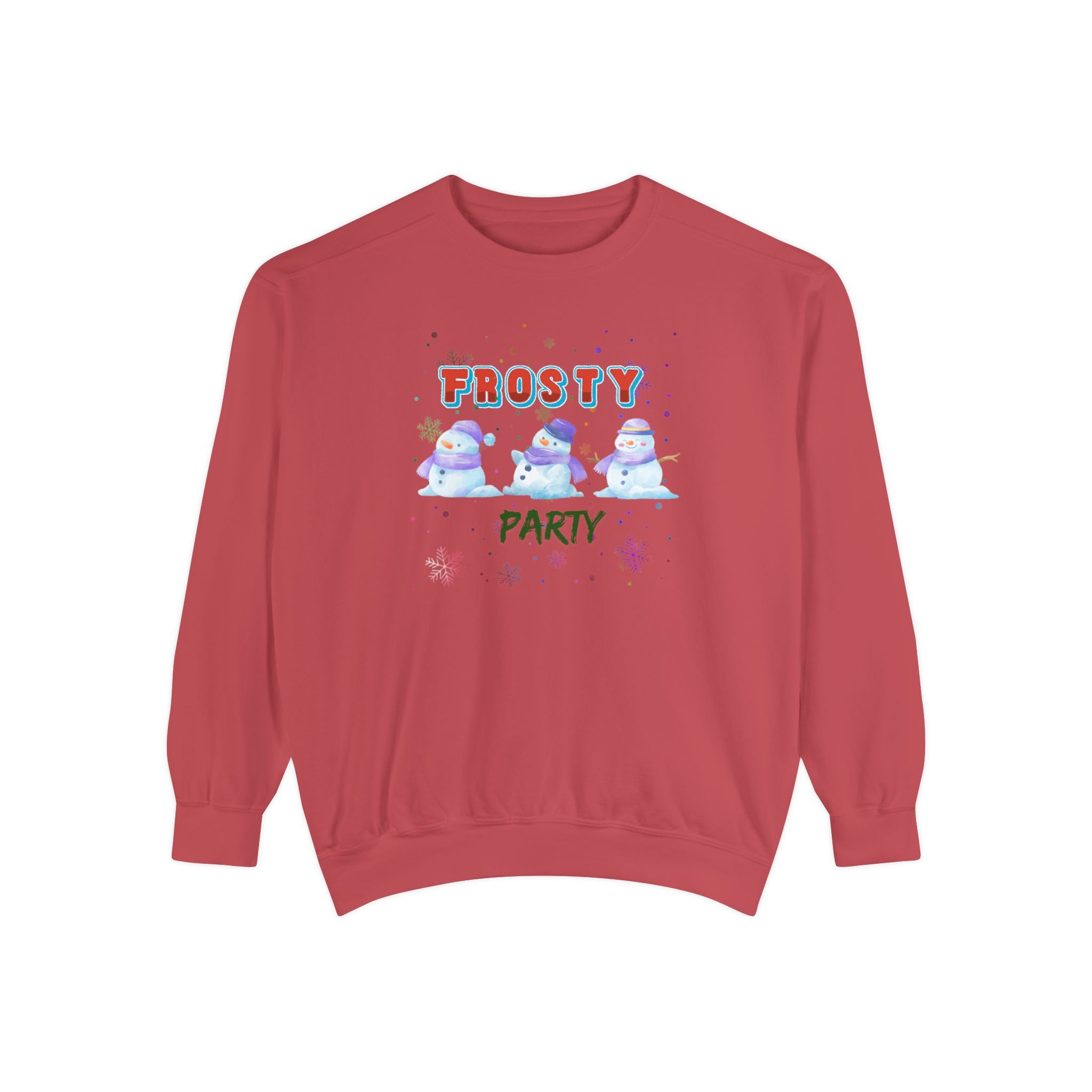 Frosty Party Unisex Garment-Dyed Sweatshirt