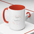 Happy Mom's Day Accent Coffee Mug  11oz & 15oz