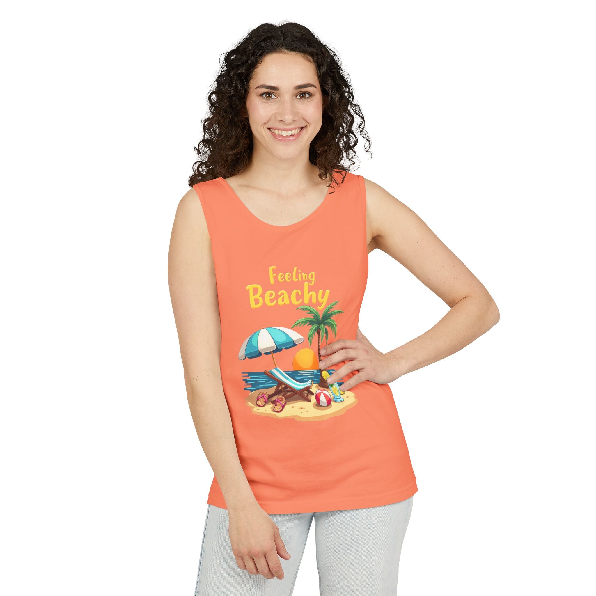 Feeling Beachy Unisex Tank Top