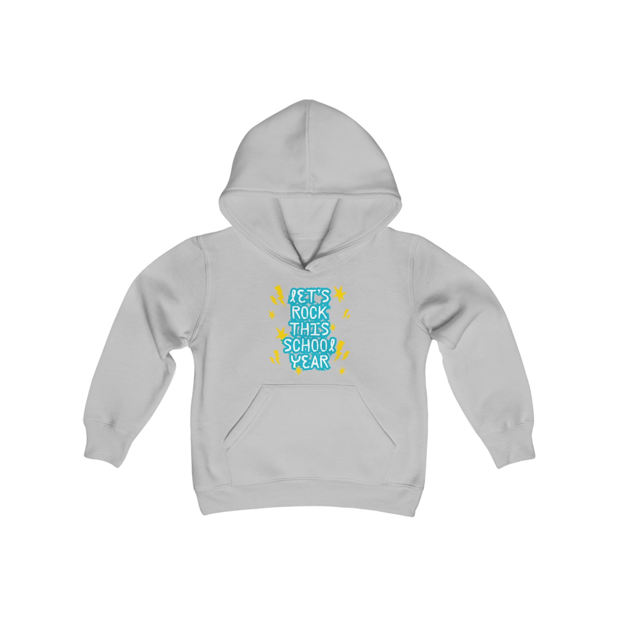 Let's Rock This School Year Youth Heavy Blend Hooded Sweatshirt