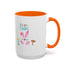 Follow Me To Hunt Accent Coffee Mug - 11oz & 15oz