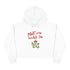 Meet Me Under The Mistletoe Crop Hoodie