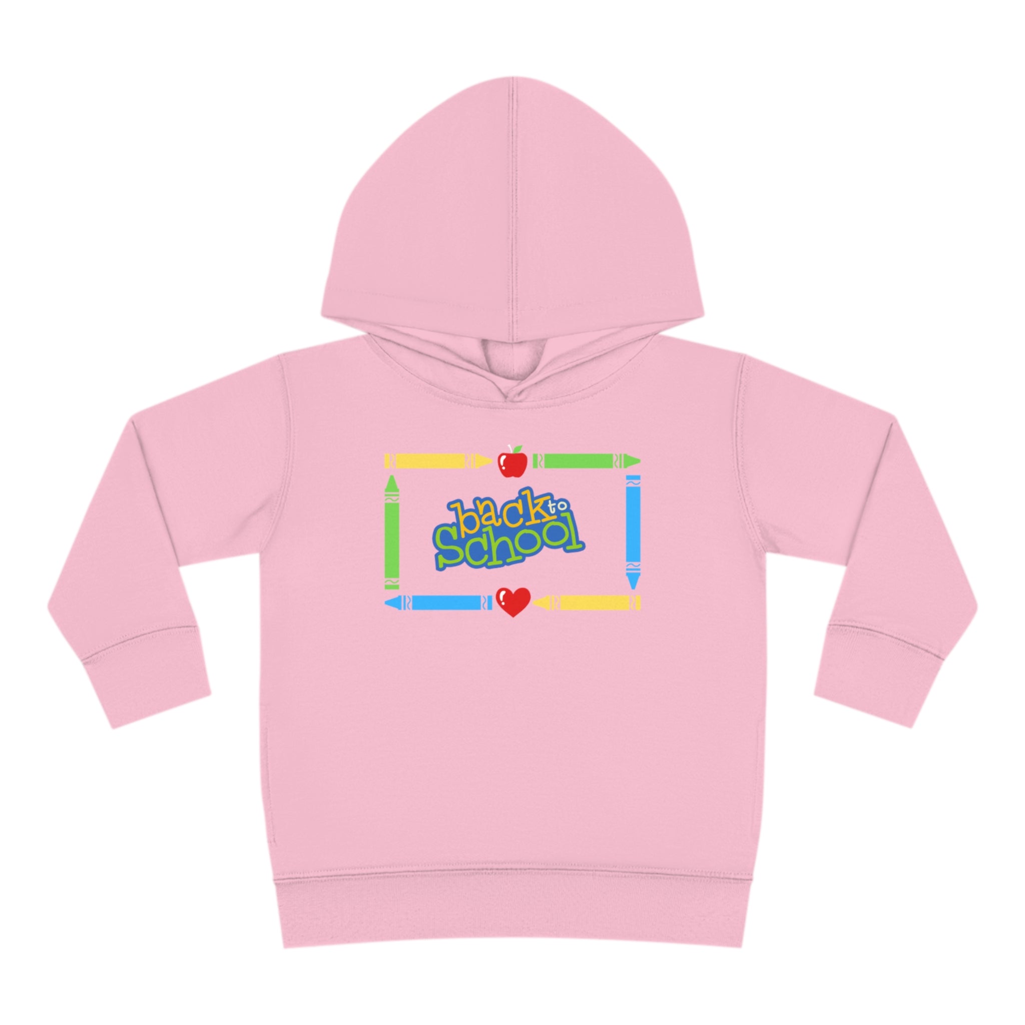 Back To School Toddler Pullover Fleece Hoodie