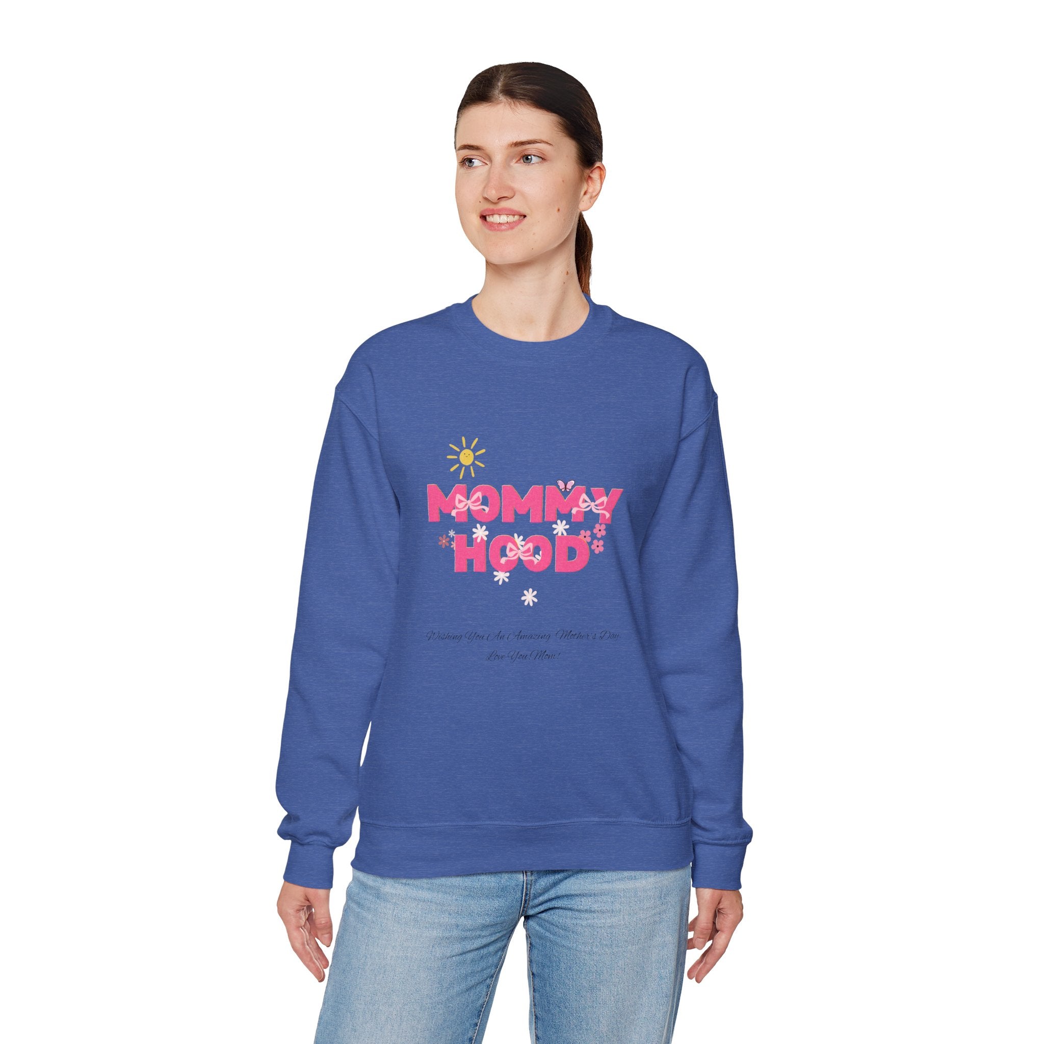 Mommy Hood Unisex Crewneck Sweatshirt