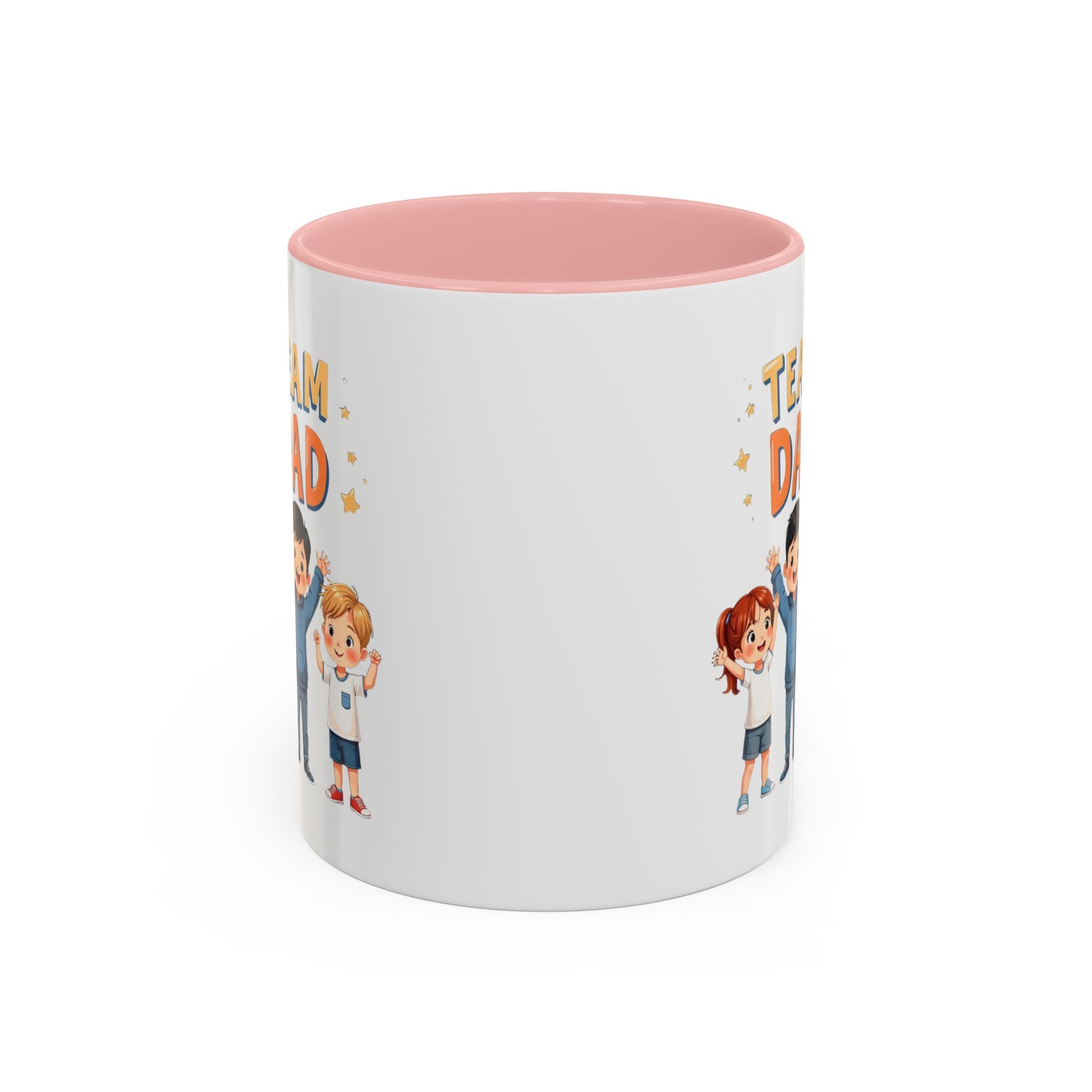 Team Dad Accent Coffee Mug