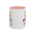 Team Dad Accent Coffee Mug
