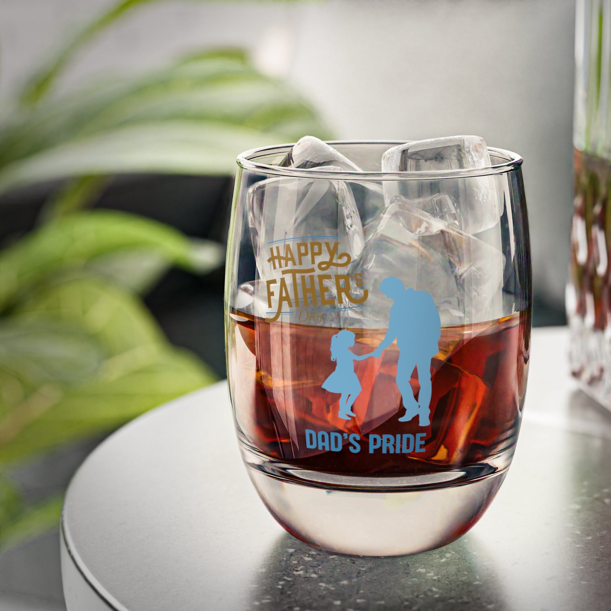 Dad's Pride Whiskey Glass