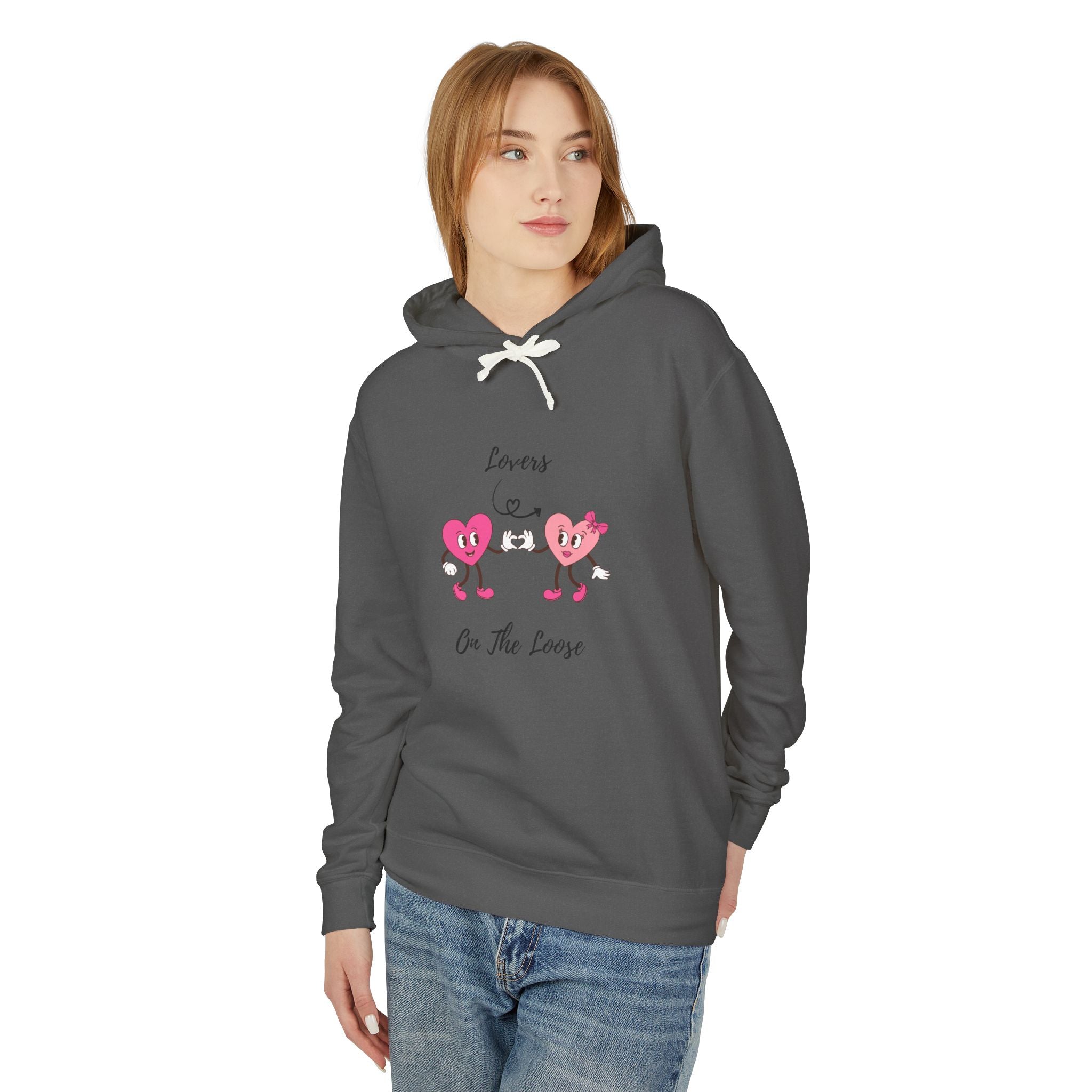 Lovers On The Loose Unisex Lightweight Hooded Sweatshirt