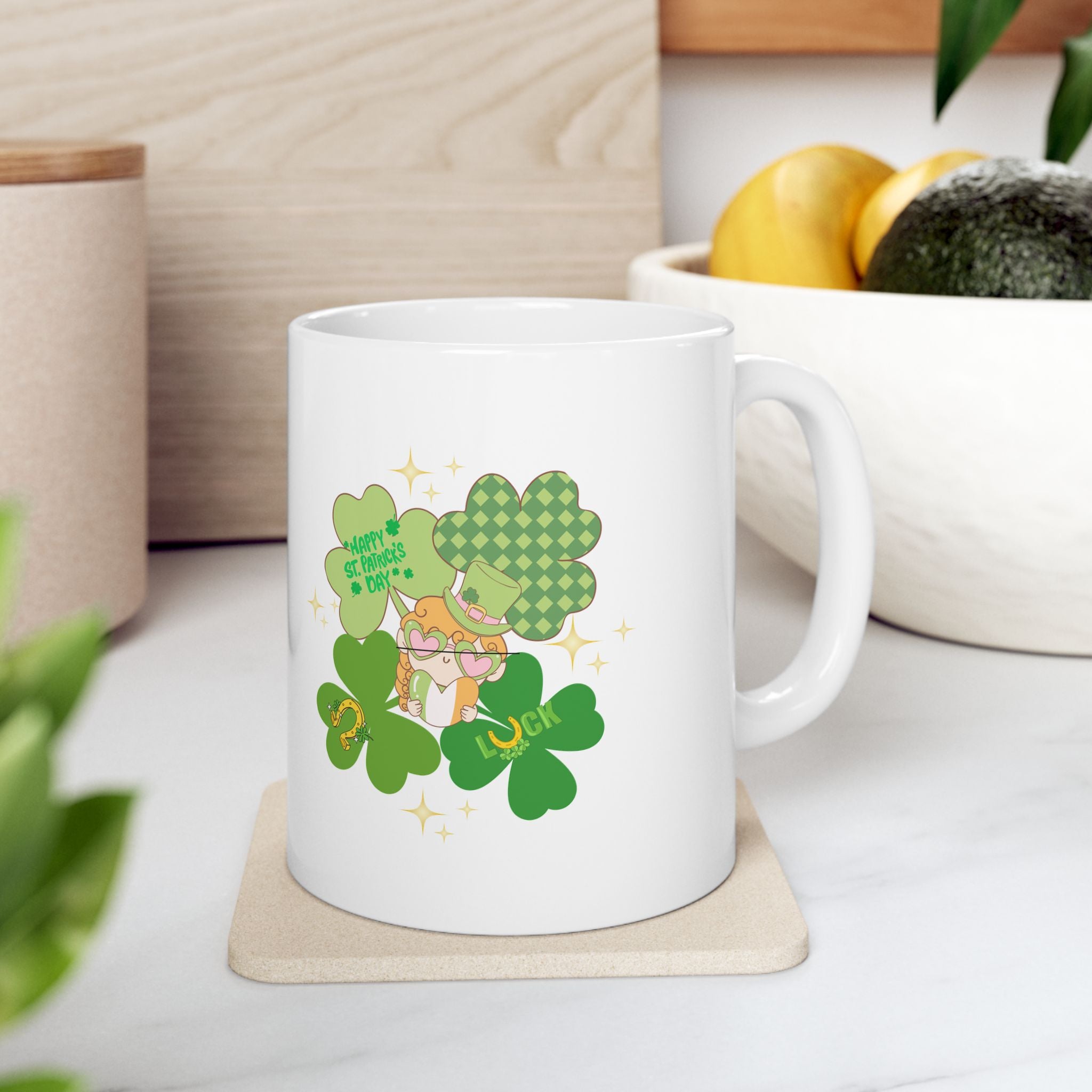 Retro St. Paddy's Day Ceramic Mug  (11oz, 15oz)