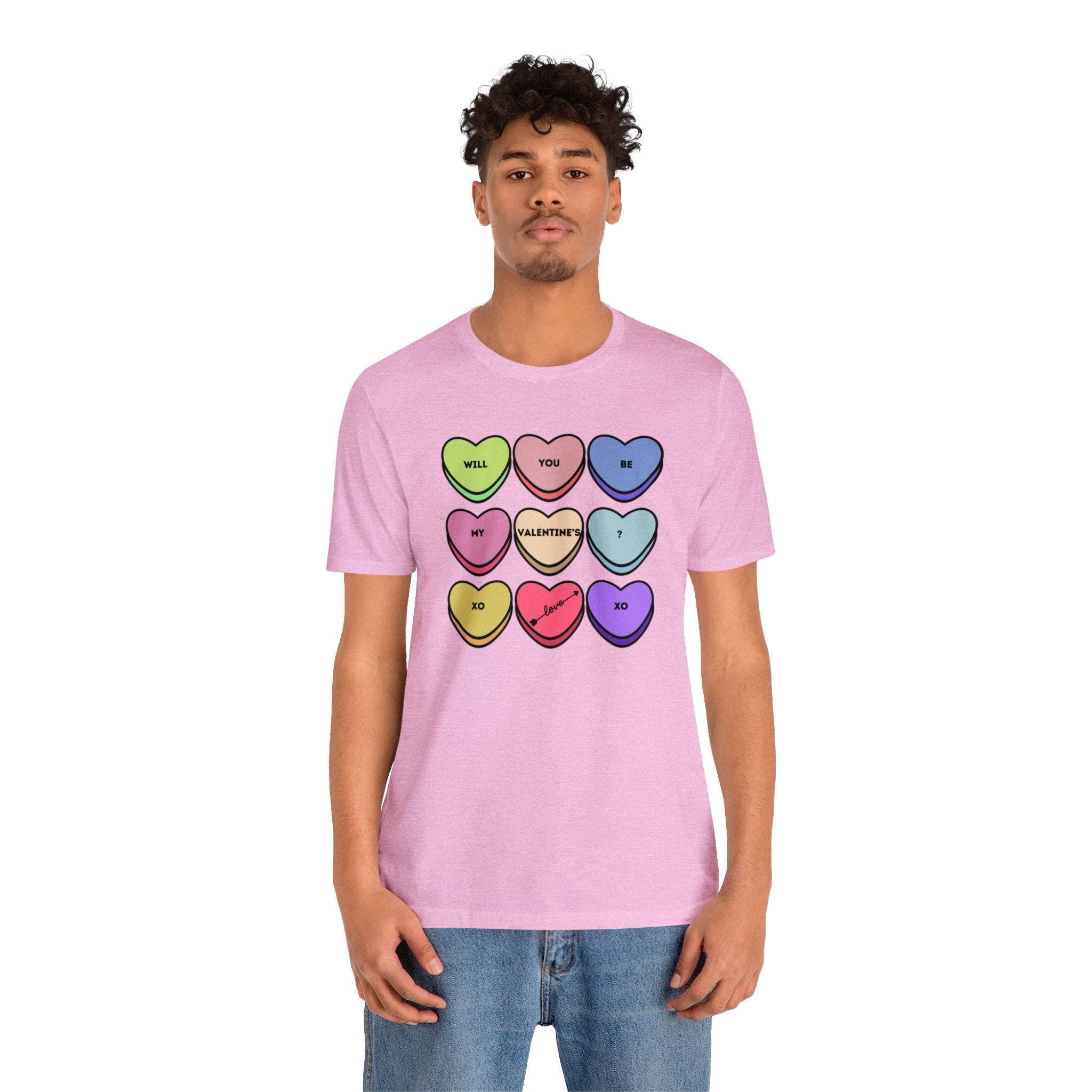 Will You Be My Valentine? Unisex Jersey Short Sleeve Tee