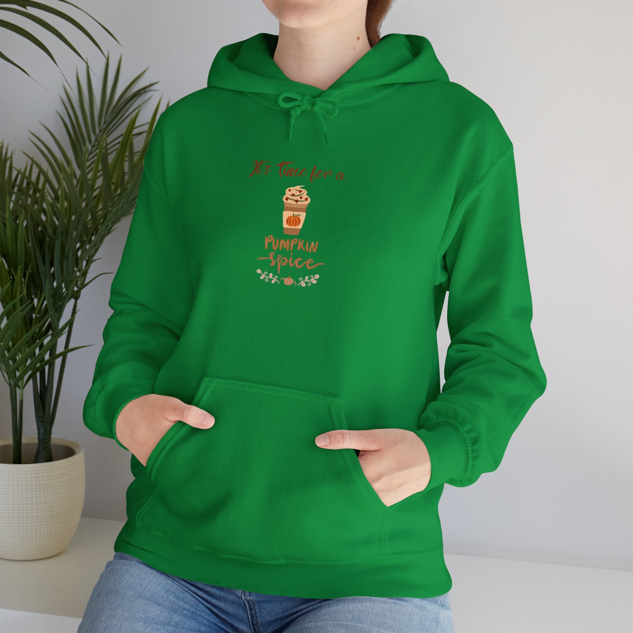 It's Time For A Pumpkin Spice Unisex Heavy Blend™ Hooded Sweatshirt