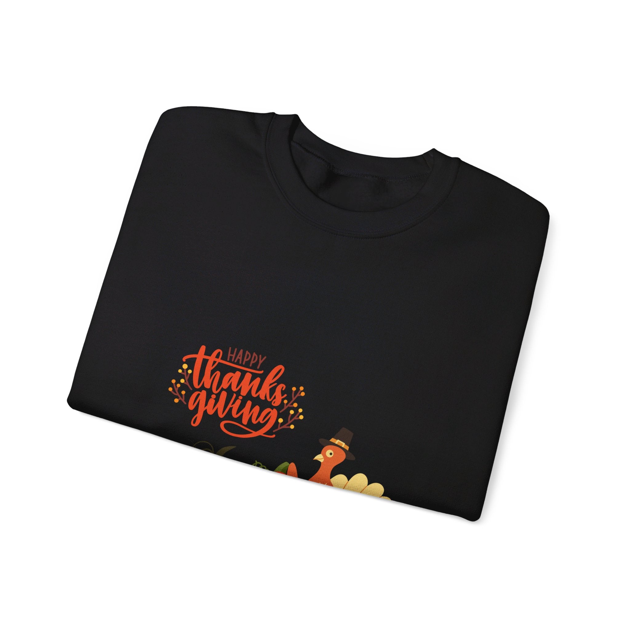 Happy Thanksgiving Turkey Unisex Heavy Blend™ Crewneck Sweatshirt