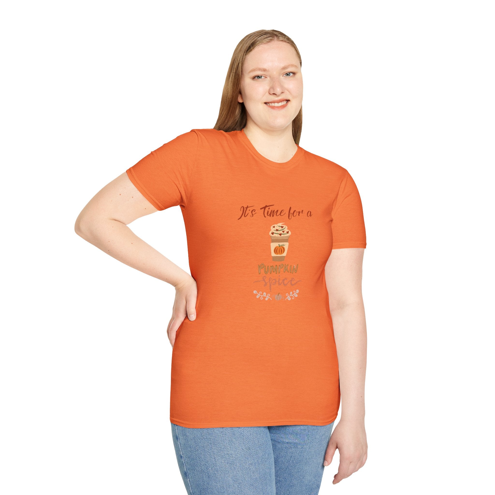 It's Time For A Pumpkin Spice Unisex Softstyle T-Shirt