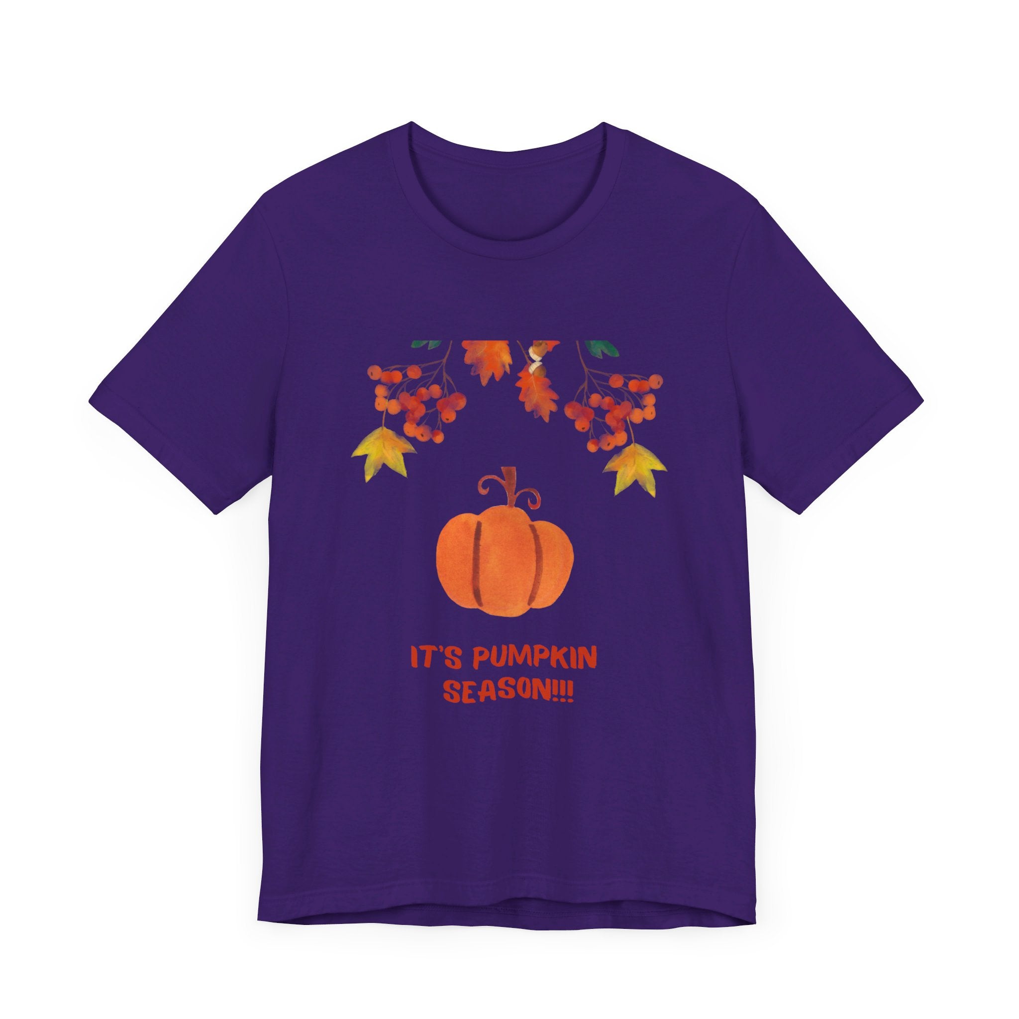 Pumpkin Season Unisex Jersey Short Sleeve Tee